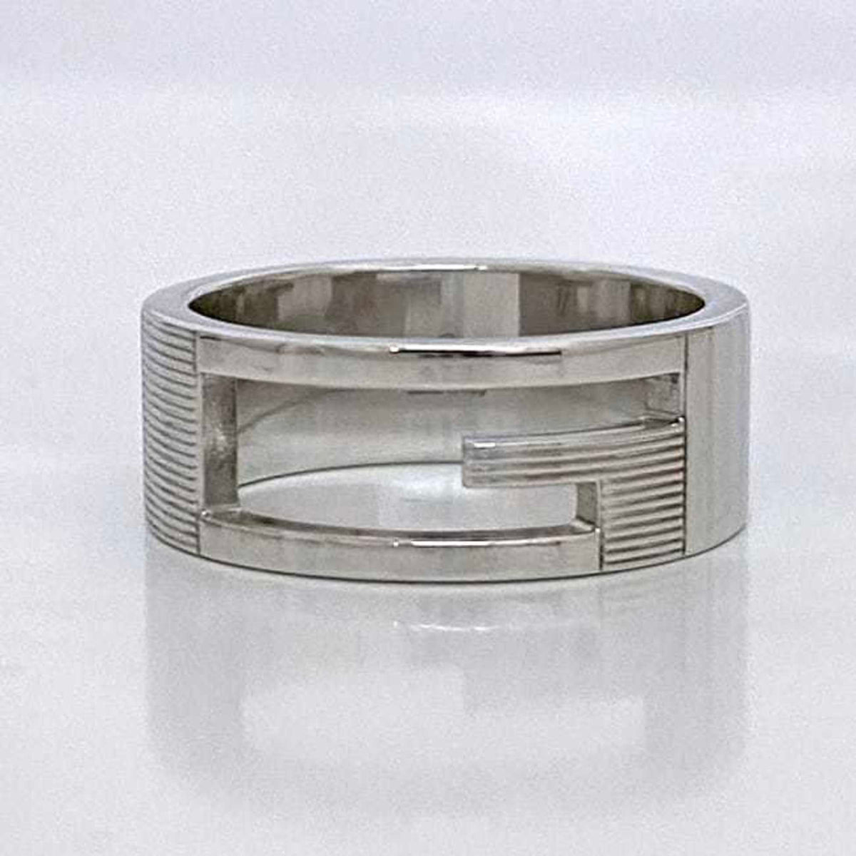 Gucci Silver 925 Band Ring (Pre-Owned)