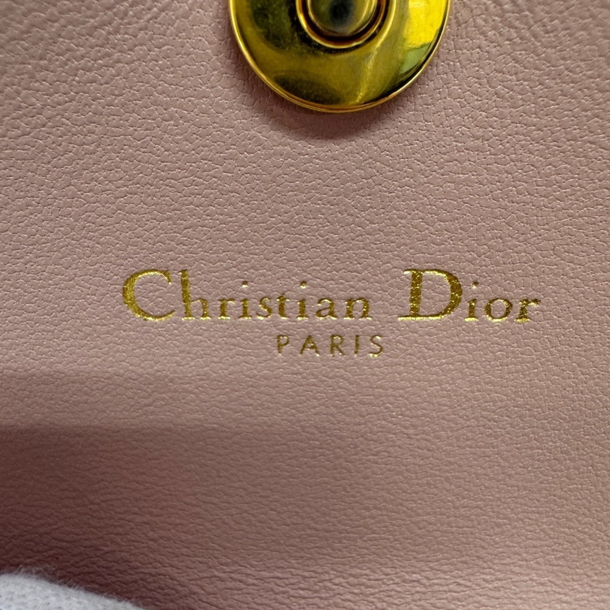 Christian Dior Pink Leather Wallet (Bi-Fold) (Pre-Owned)
