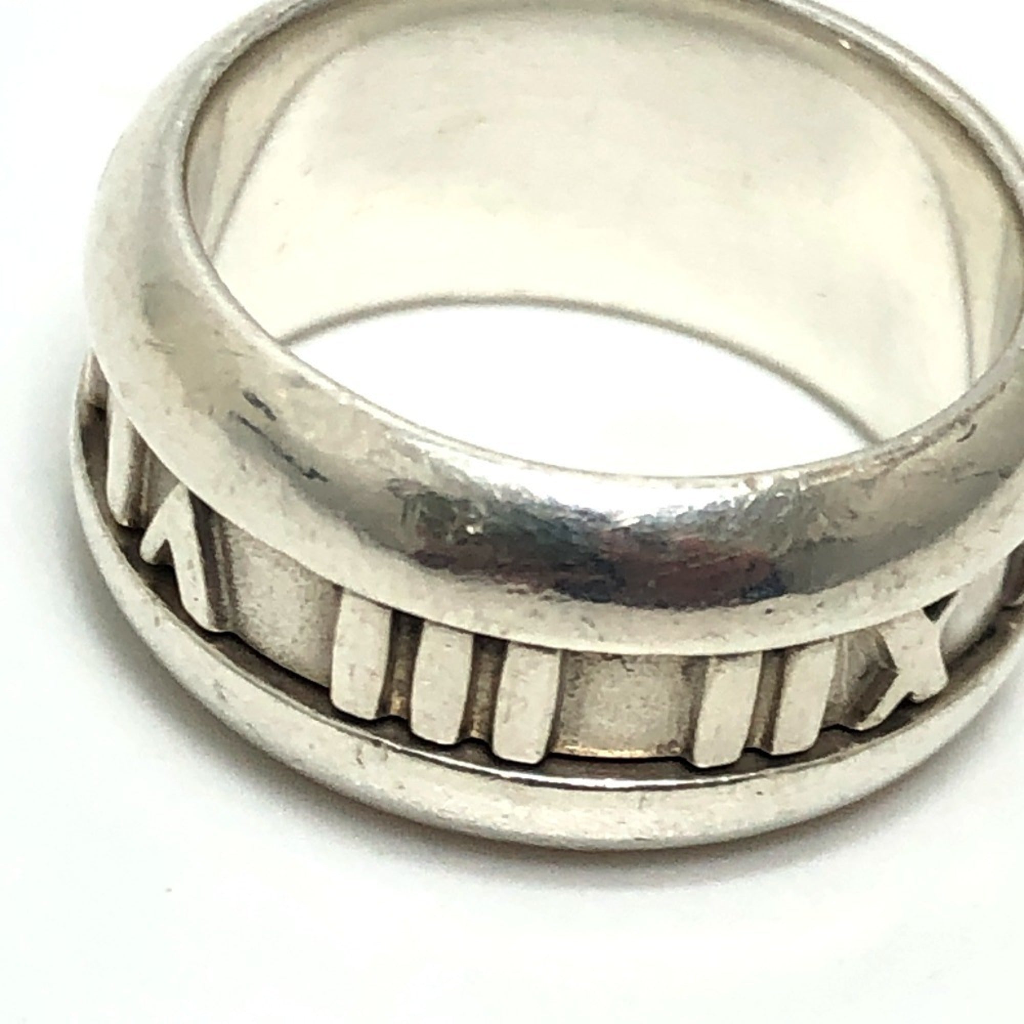 Tiffany Silver Silver 925 Band Ring (Pre-Owned)
