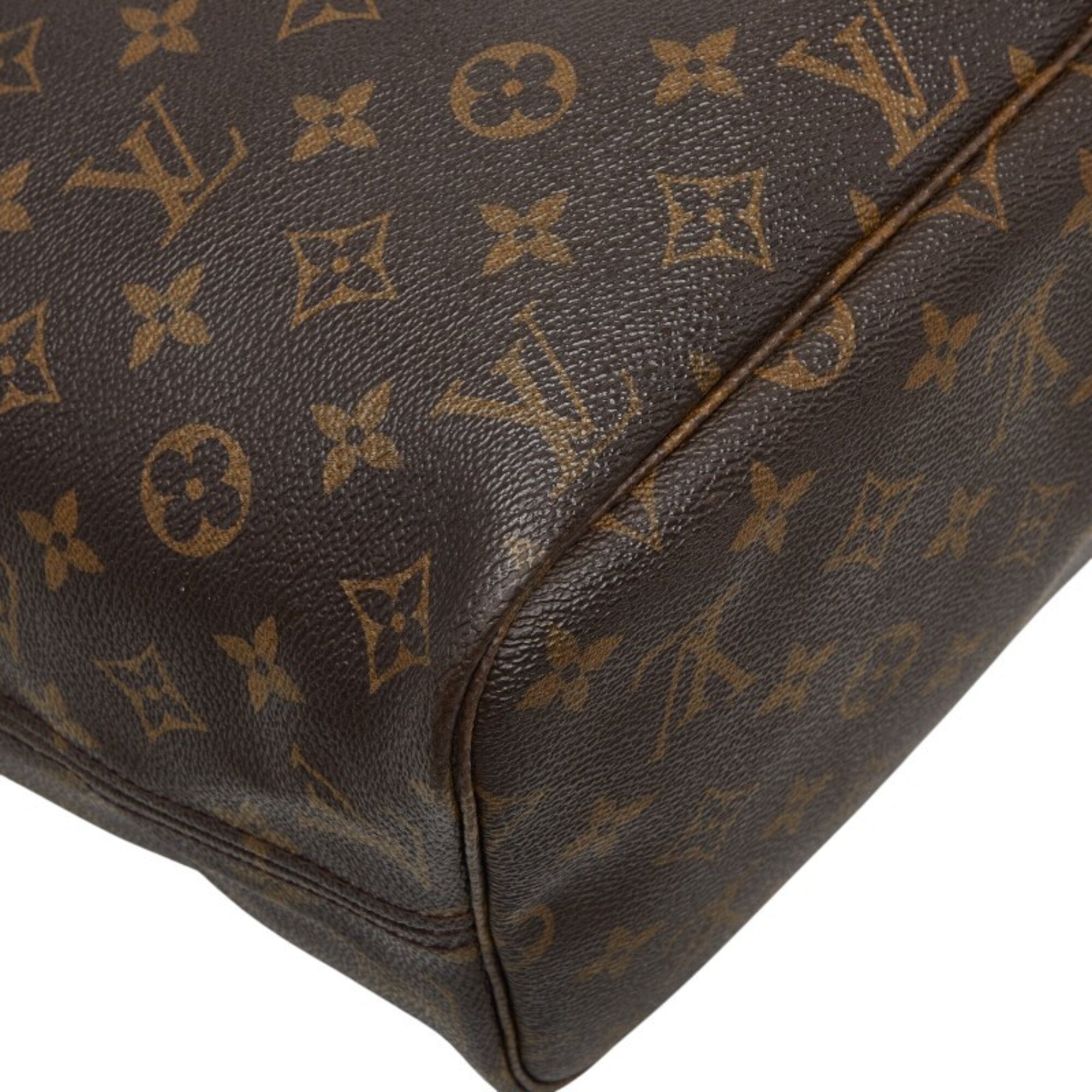 Louis Vuitton Brown Pvc Leather Shoulder Bag Tote Bag (Pre-Owned)