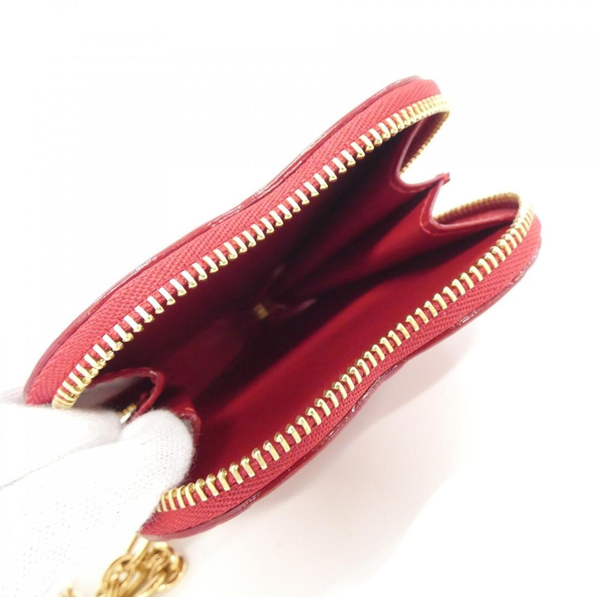 Louis Vuitton Pomme D'amour Red Color Leather Coin Purse/Coin Case (Pre-Owned)