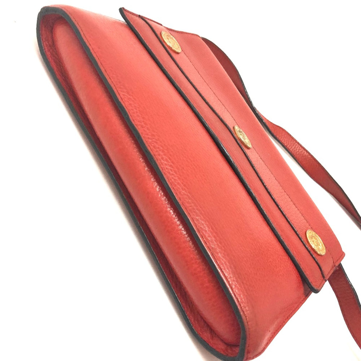 Celine Red Leather Shoulder Bag (Pre-Owned)
