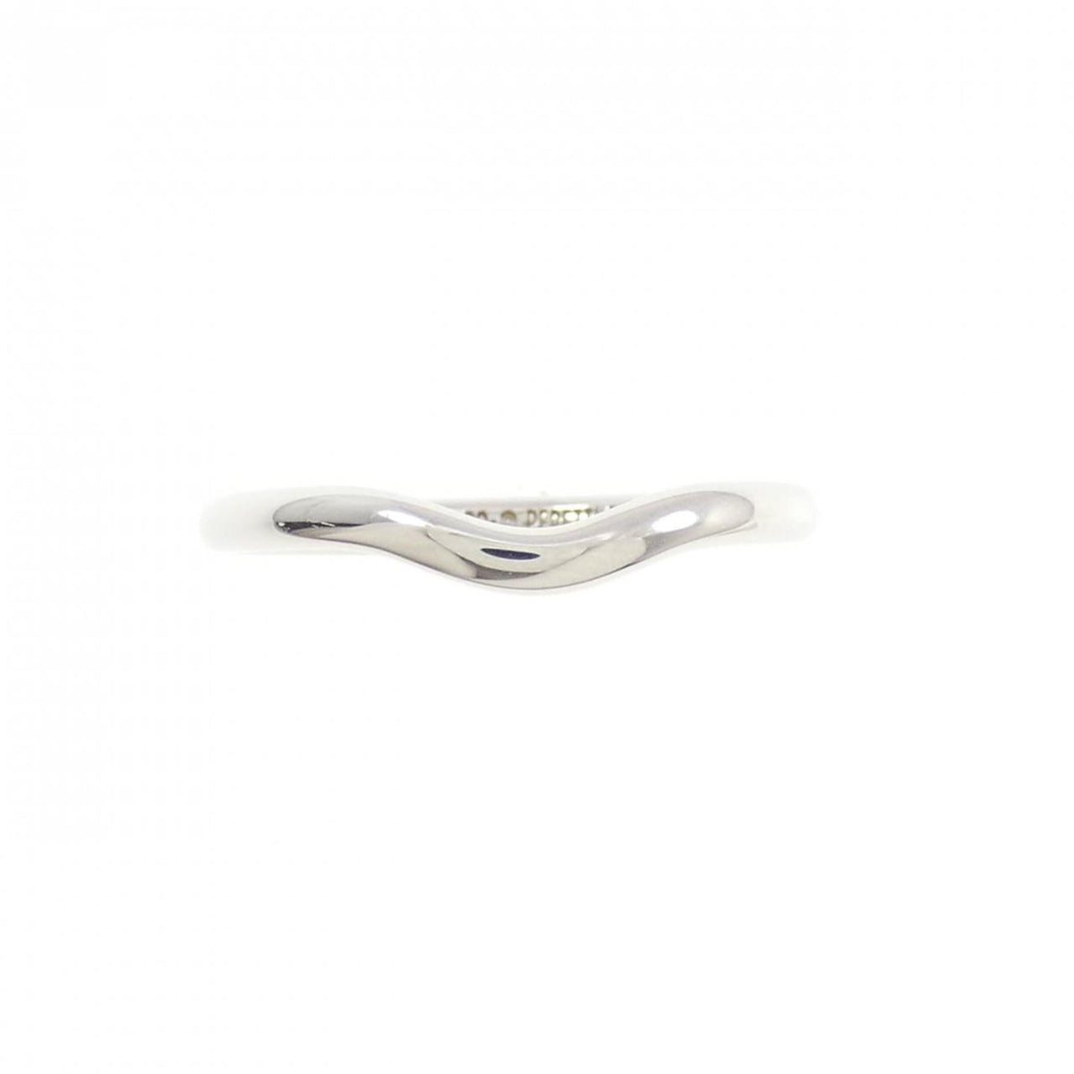 Tiffany Platinum Platinum 950 Band Ring (Pre-Owned)