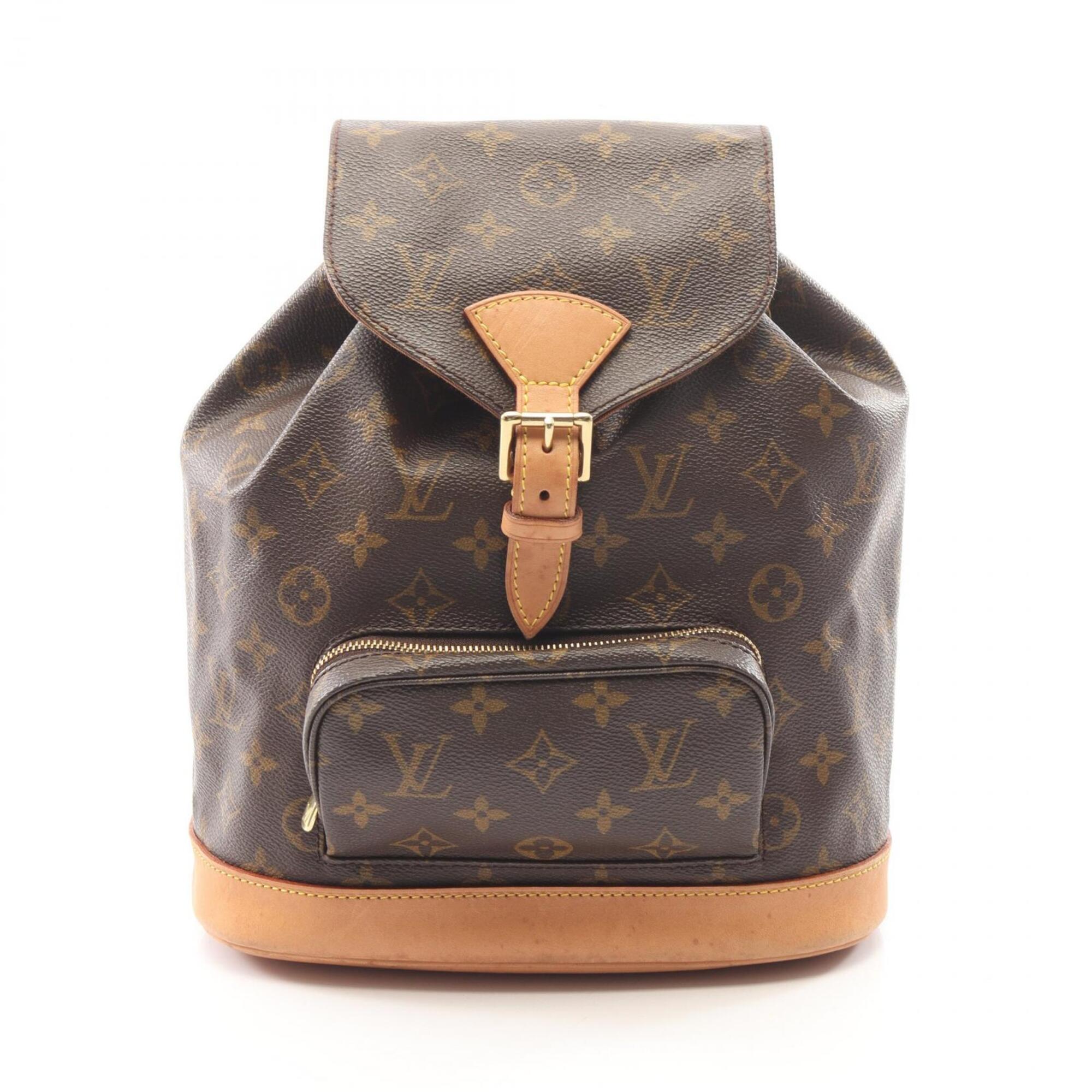 Louis Vuitton Brown Monogram Monogram Leather Backpack (Pre-Owned)