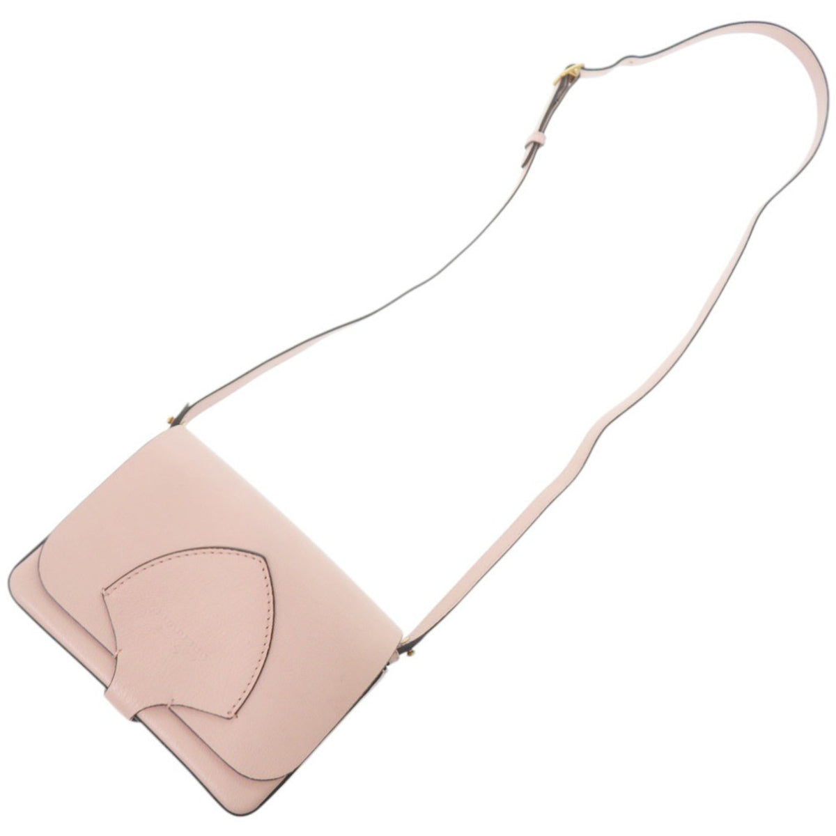 Burberry Pink Leather Shoulder Bag (Pre-Owned)