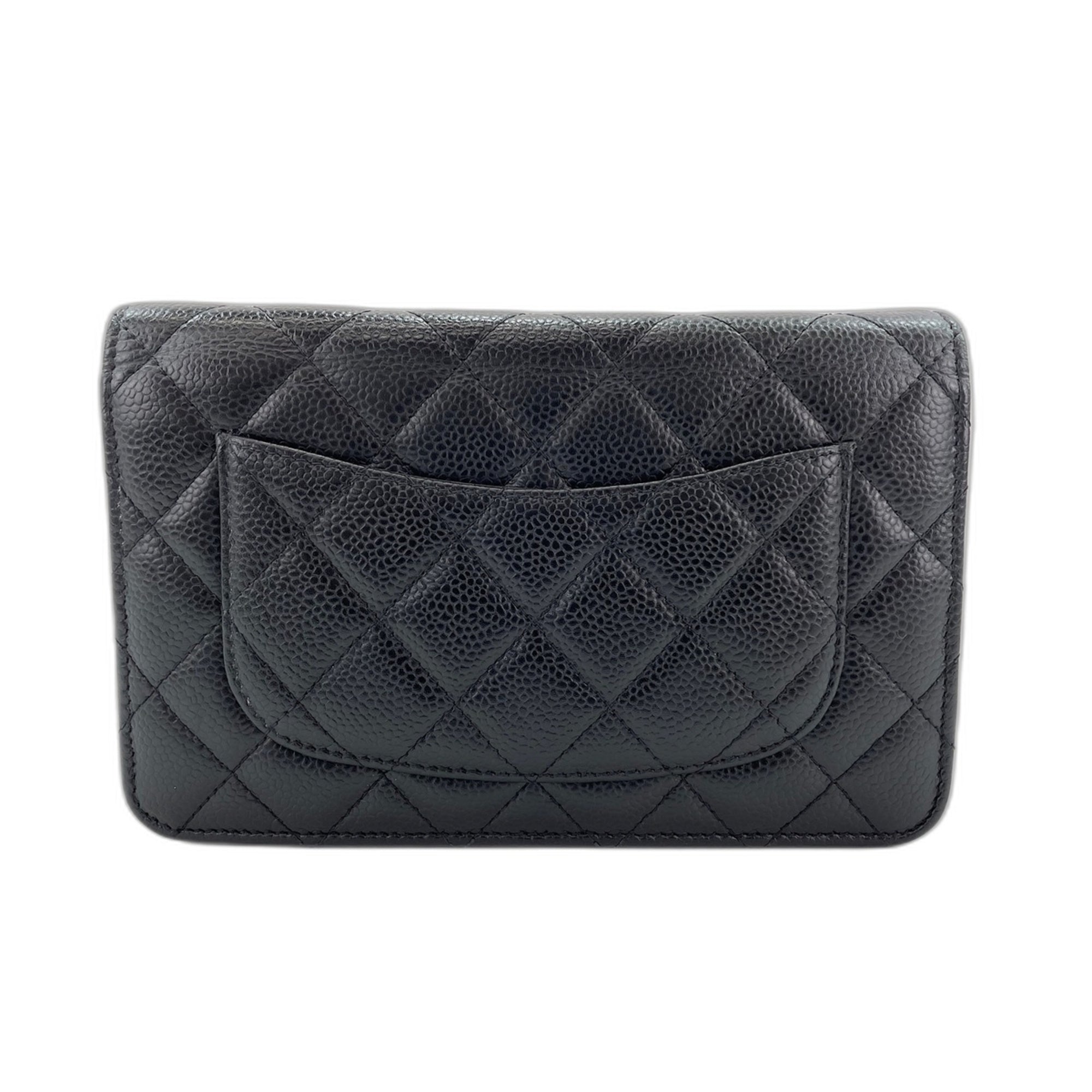 Chanel Matelasse Black Shoulder Bag (Pre-Owned)