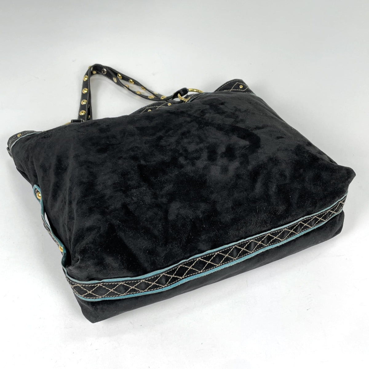 Gucci Black Suede Tote Bag (Pre-Owned)