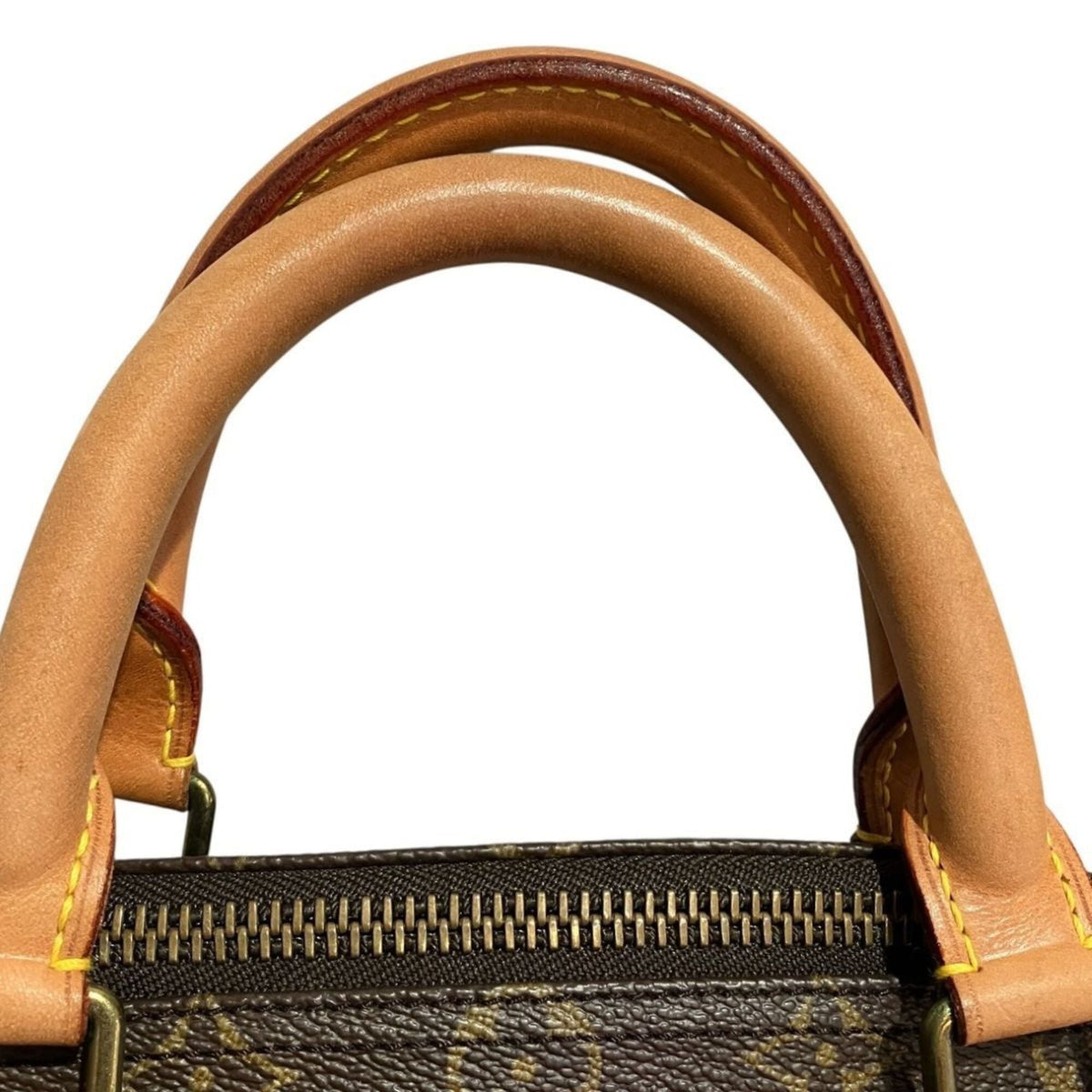 Louis Vuitton Brown Monogram Canvas Boston Bag (Pre-Owned)