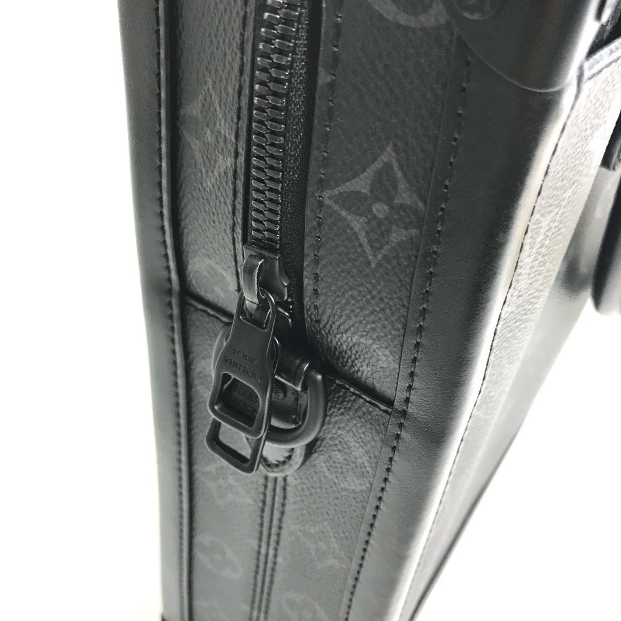 Louis Vuitton Monogram Eclipse Black Monogram Eclipse Briefcase Handbag Shoulder Bag (Pre-Owned)