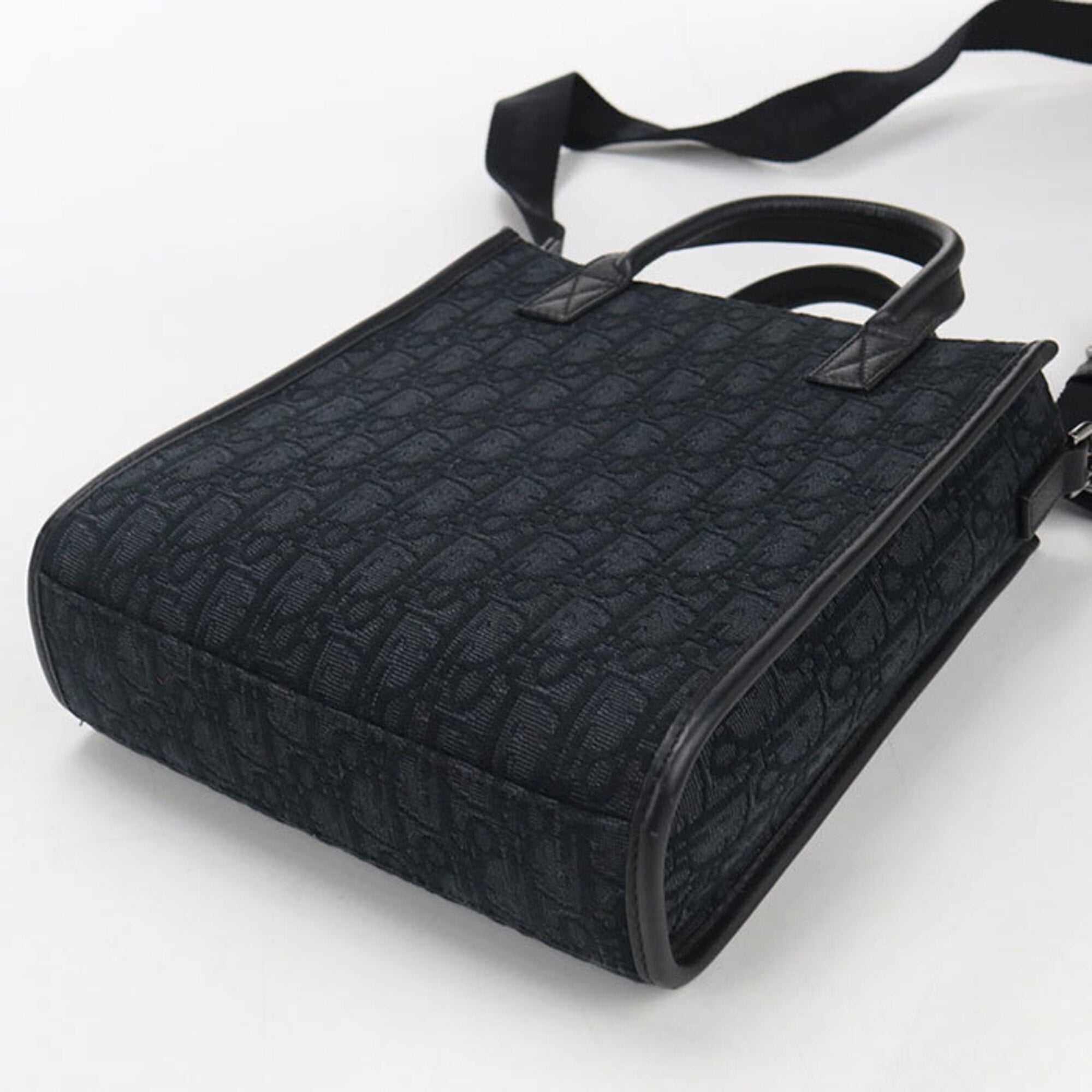 Christian Dior Black Jacquard Tote Bag (Pre-Owned)