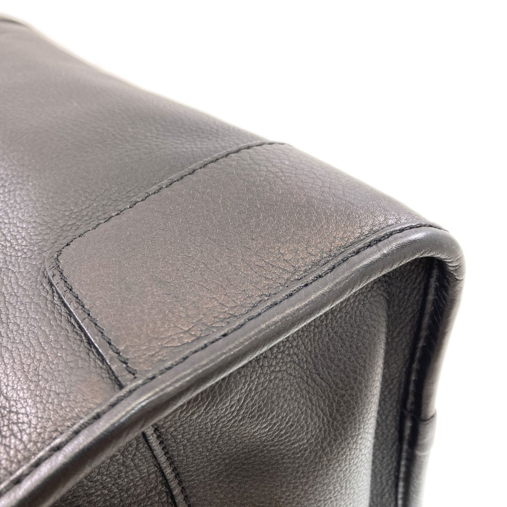 Loewe Amazona Black Leather Handbag (Pre-Owned)