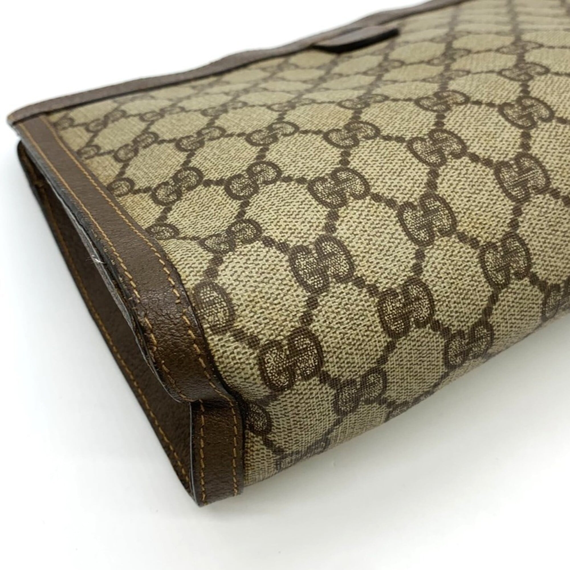Gucci Brown Clutch Bag (Pre-Owned)