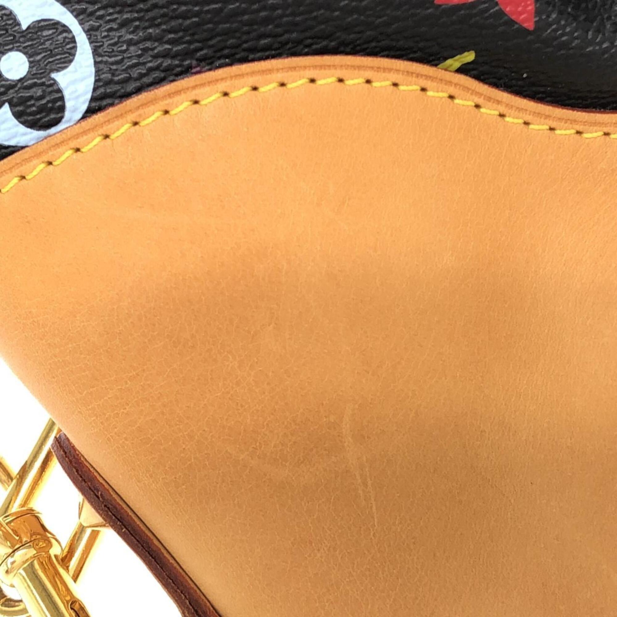 Louis Vuitton Black Coated Canvas Handbag (Pre-Owned)