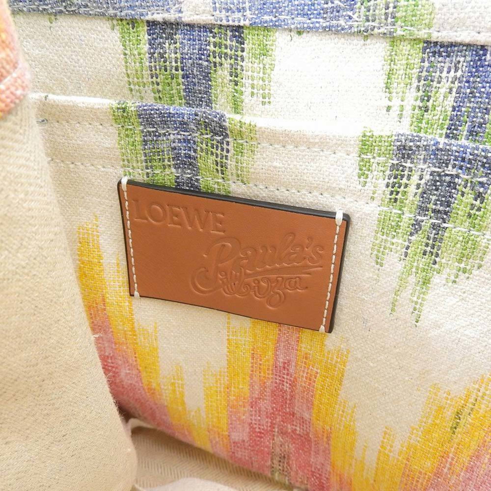 Loewe Multi-Color Canvas Handbag Tote Bag (Pre-Owned)