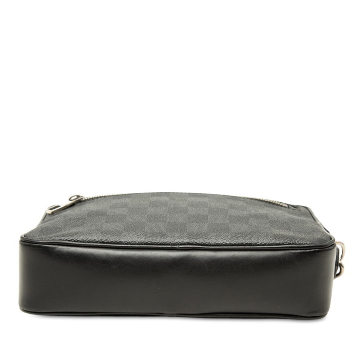Louis Vuitton Black Pvc Leather Clutch Bag Pochette (Pre-Owned)