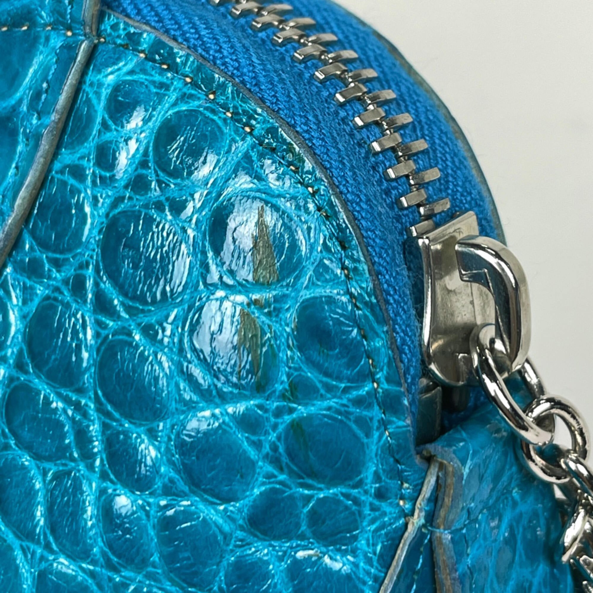 Bvlgari Bvlgari Bvlgari Blue Leather Handbag (Pre-Owned)