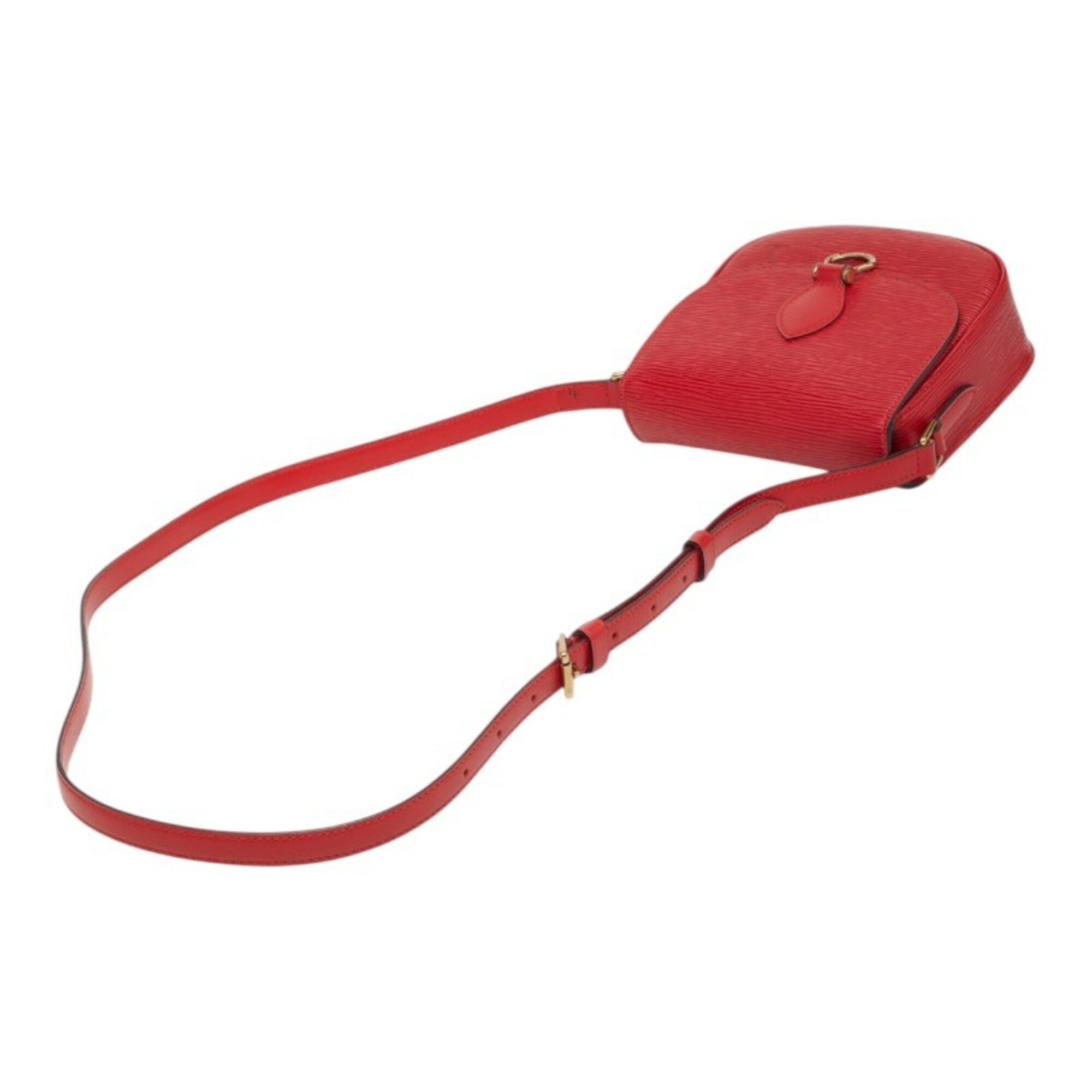 Louis Vuitton Epi Red Color Leather Shoulder Bag (Pre-Owned)