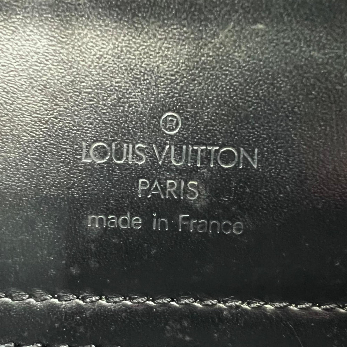 Louis Vuitton Black Epi Leather Handbag Tote Bag (Pre-Owned)