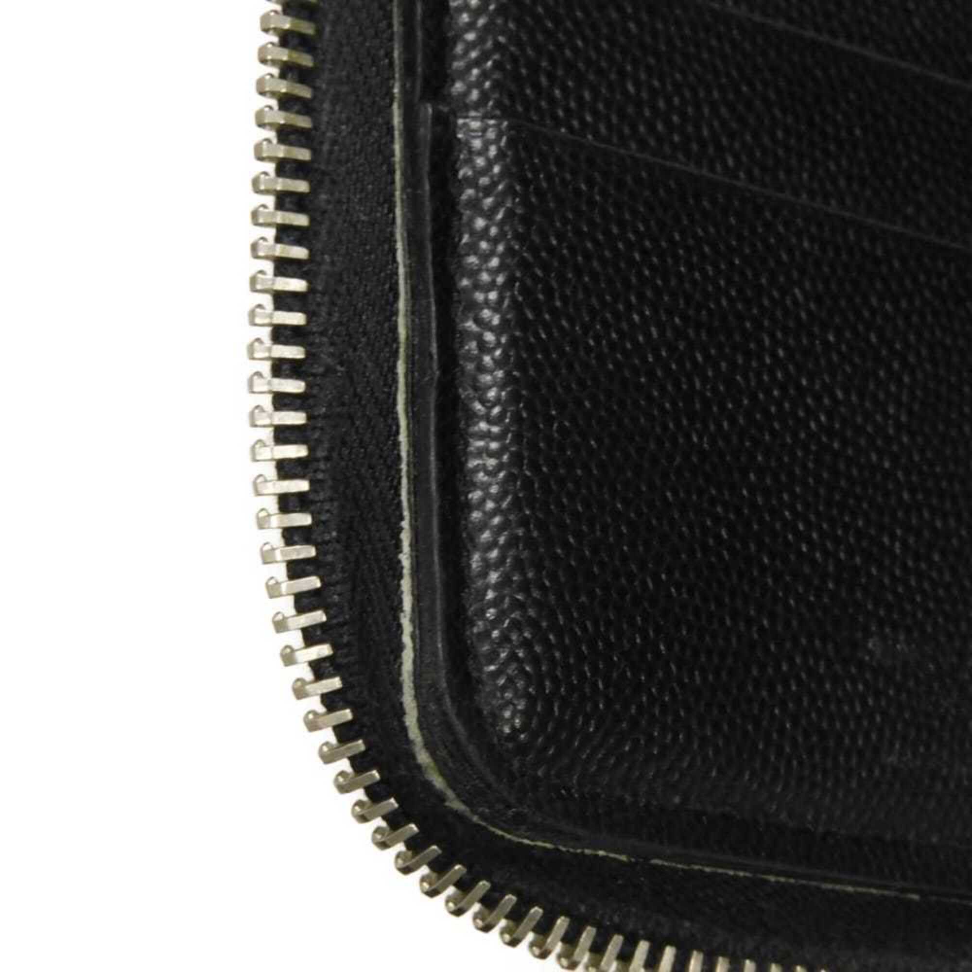 Yves Saint Laurent Black Leather Wallet (Bi-Fold) (Pre-Owned)