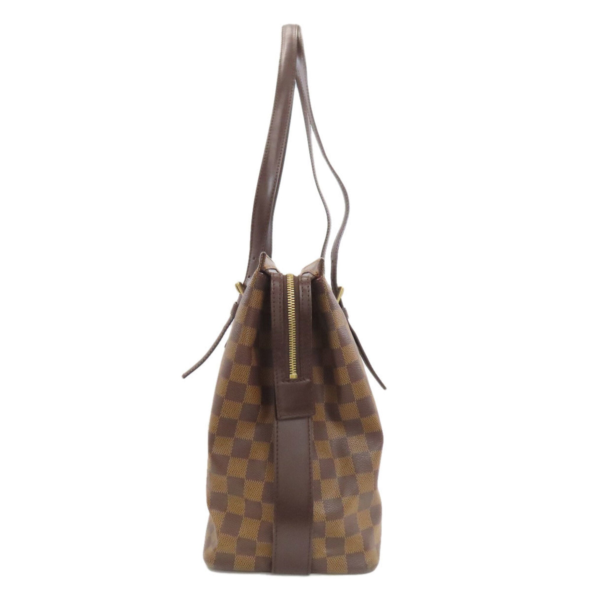 Louis Vuitton Damier Damier Canvas Ebene Damier Canvas Tote Bag (Pre-Owned)