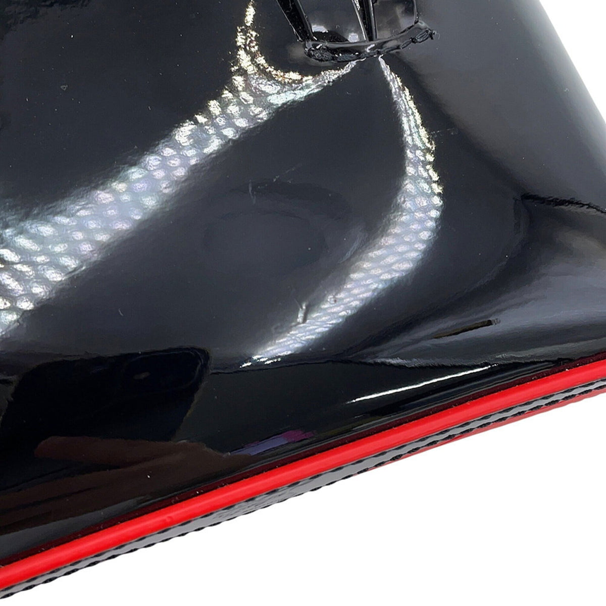 Christian Louboutin Black Leather Handbag Shoulder Bag (Pre-Owned)