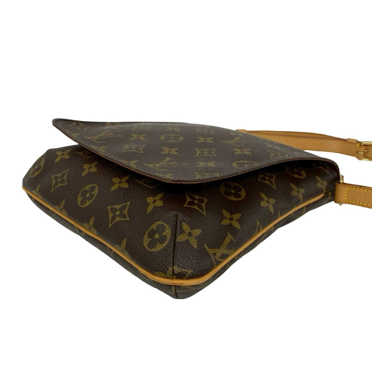 Louis Vuitton Brown Leather Pvc Pochette Shoulder Bag (Pre-Owned)