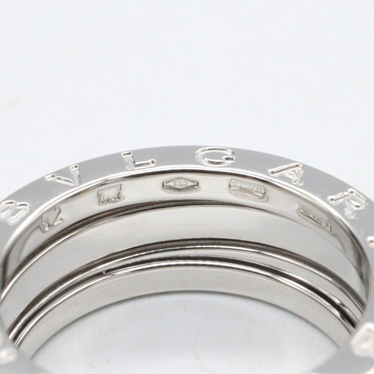 Bvlgari White Gold White Gold (18K) Band Ring (Pre-Owned)