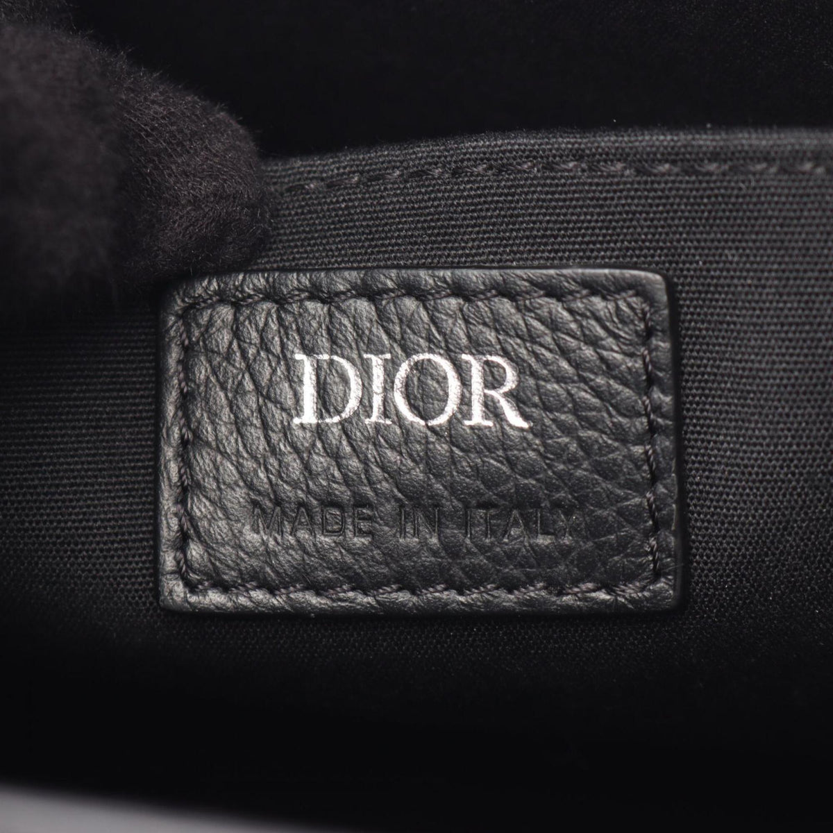 Christian Dior Black Canvas Leather Handbag (Pre-Owned)