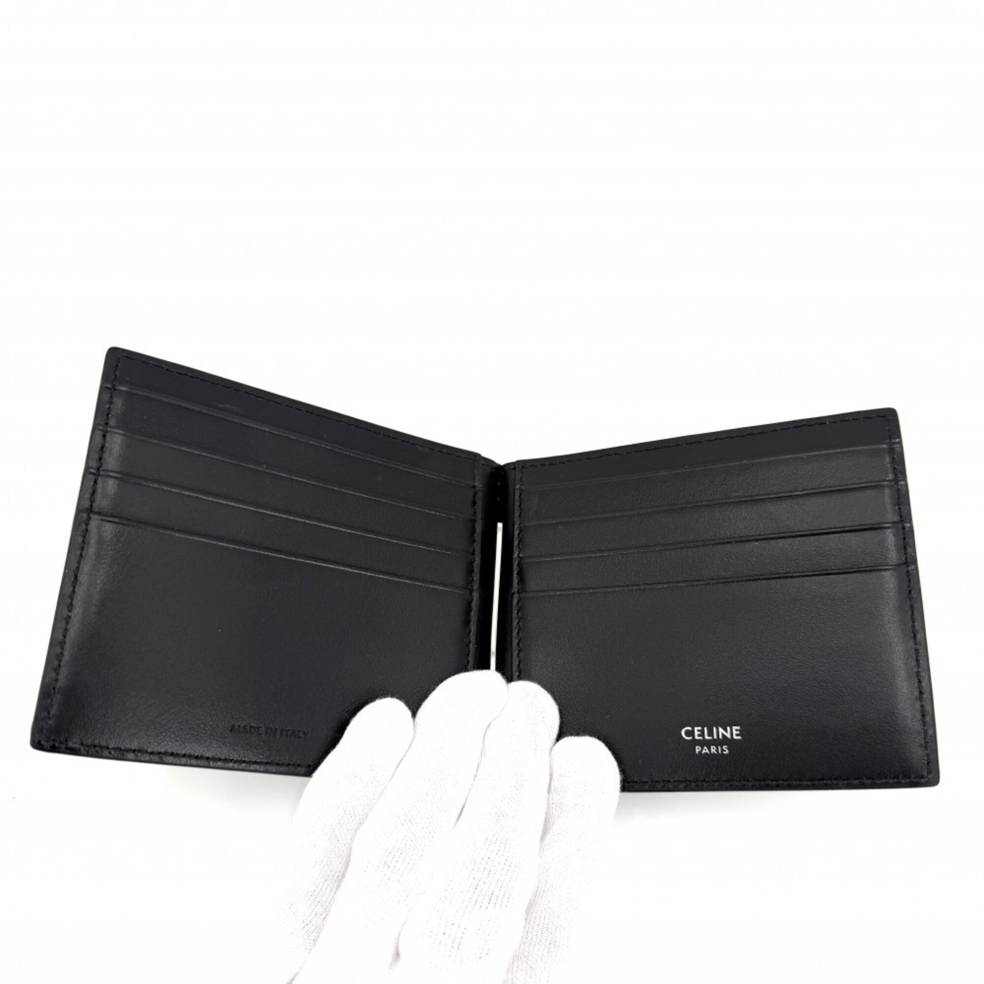 Celine Brown Leather Money Clip (Pre-Owned)