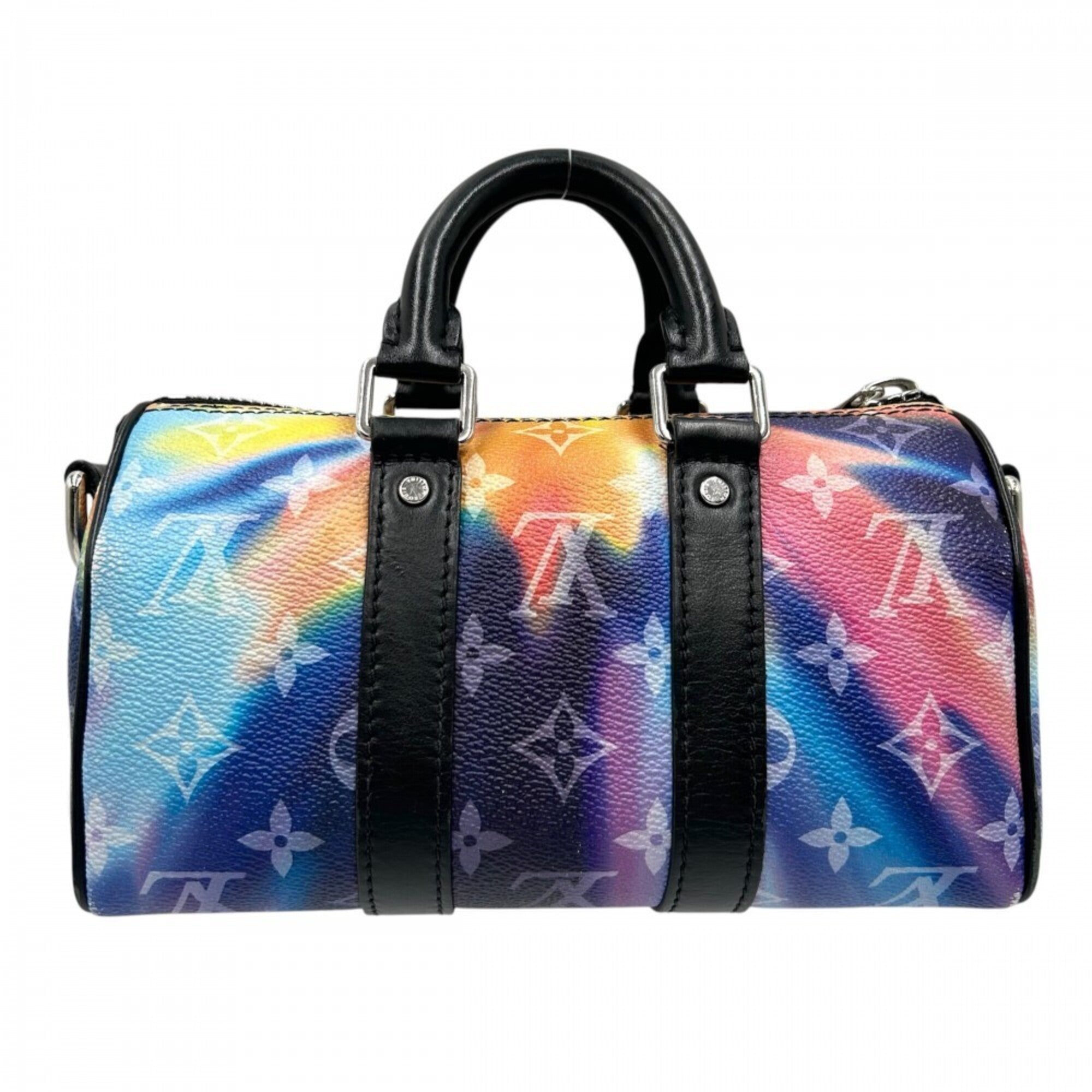 Louis Vuitton Black Multi-Color Monogram Handbag (Pre-Owned)