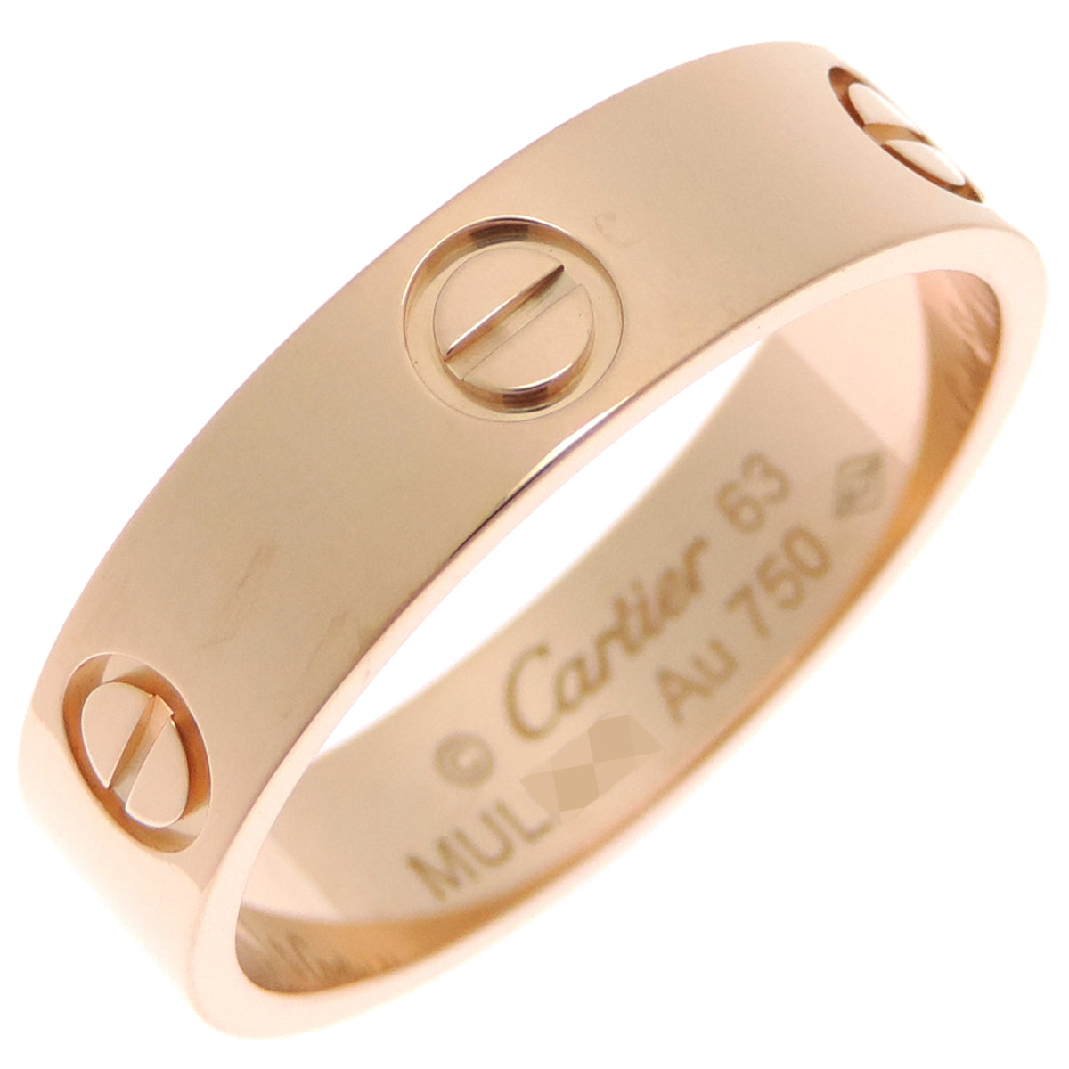 Cartier Pink Gold (18K) Band Ring (Pre-Owned)