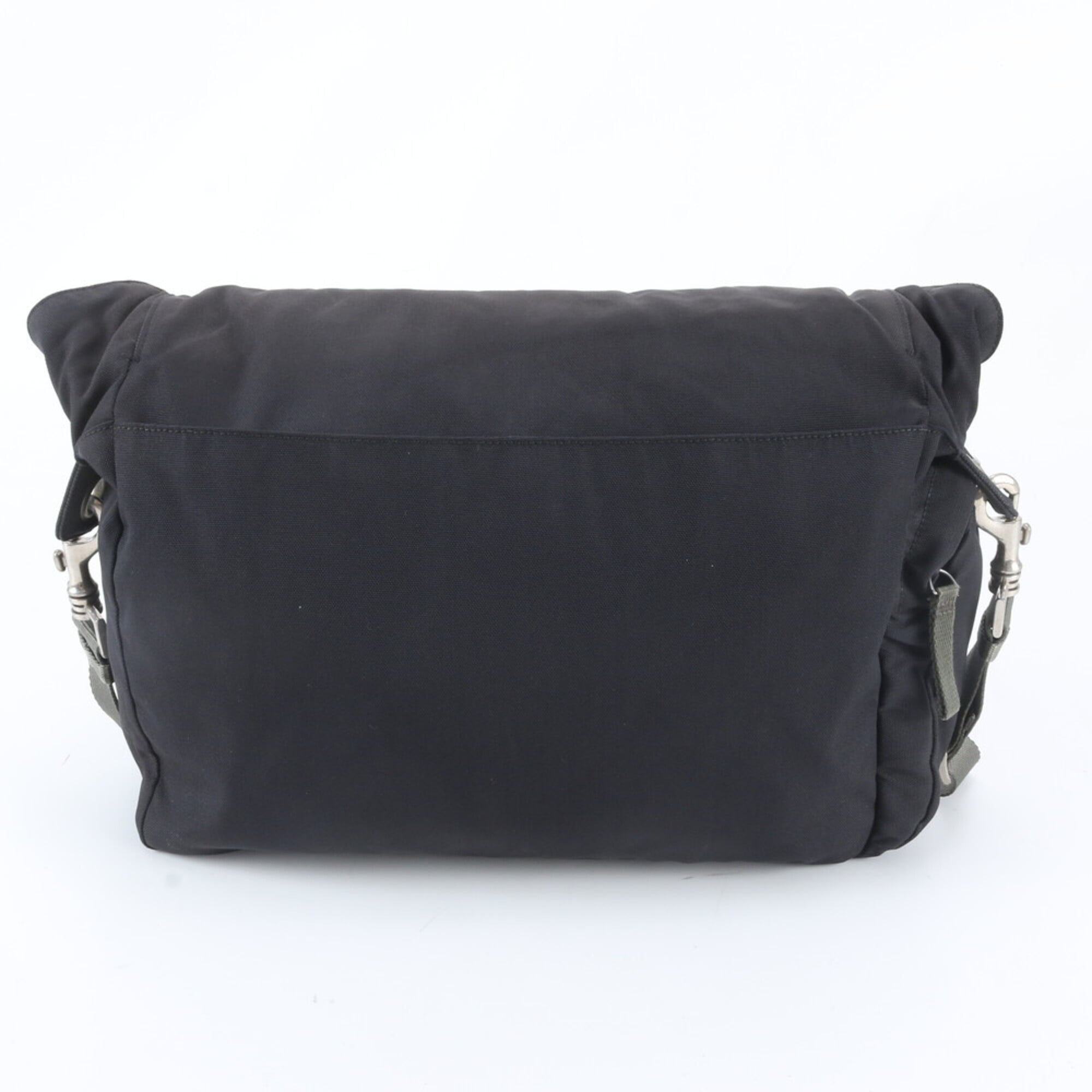 Pradasports Black Messenger Bag Shoulder Bag Tote Bag (Pre-Owned)
