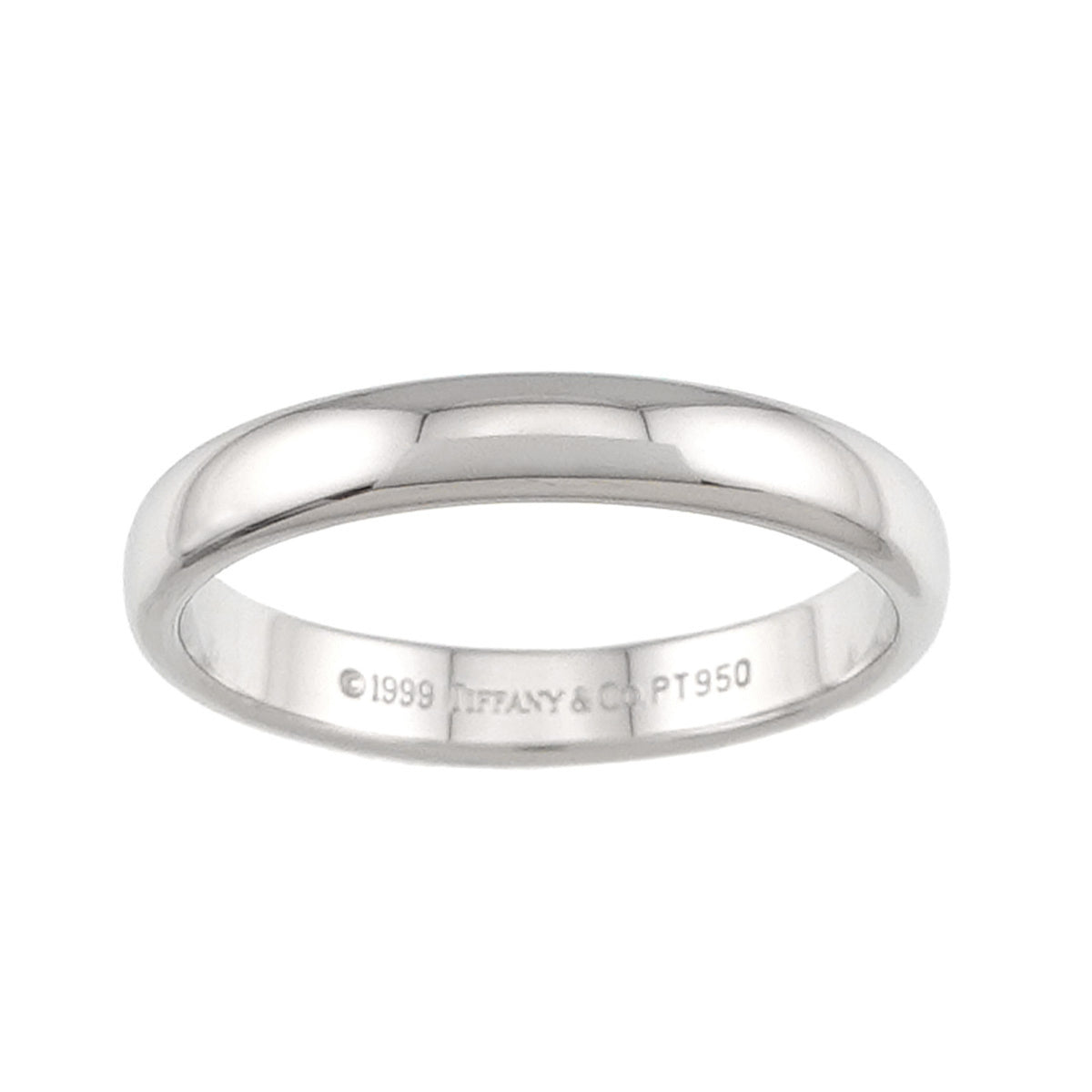 Tiffany Platinum 950 Band Ring (Pre-Owned)