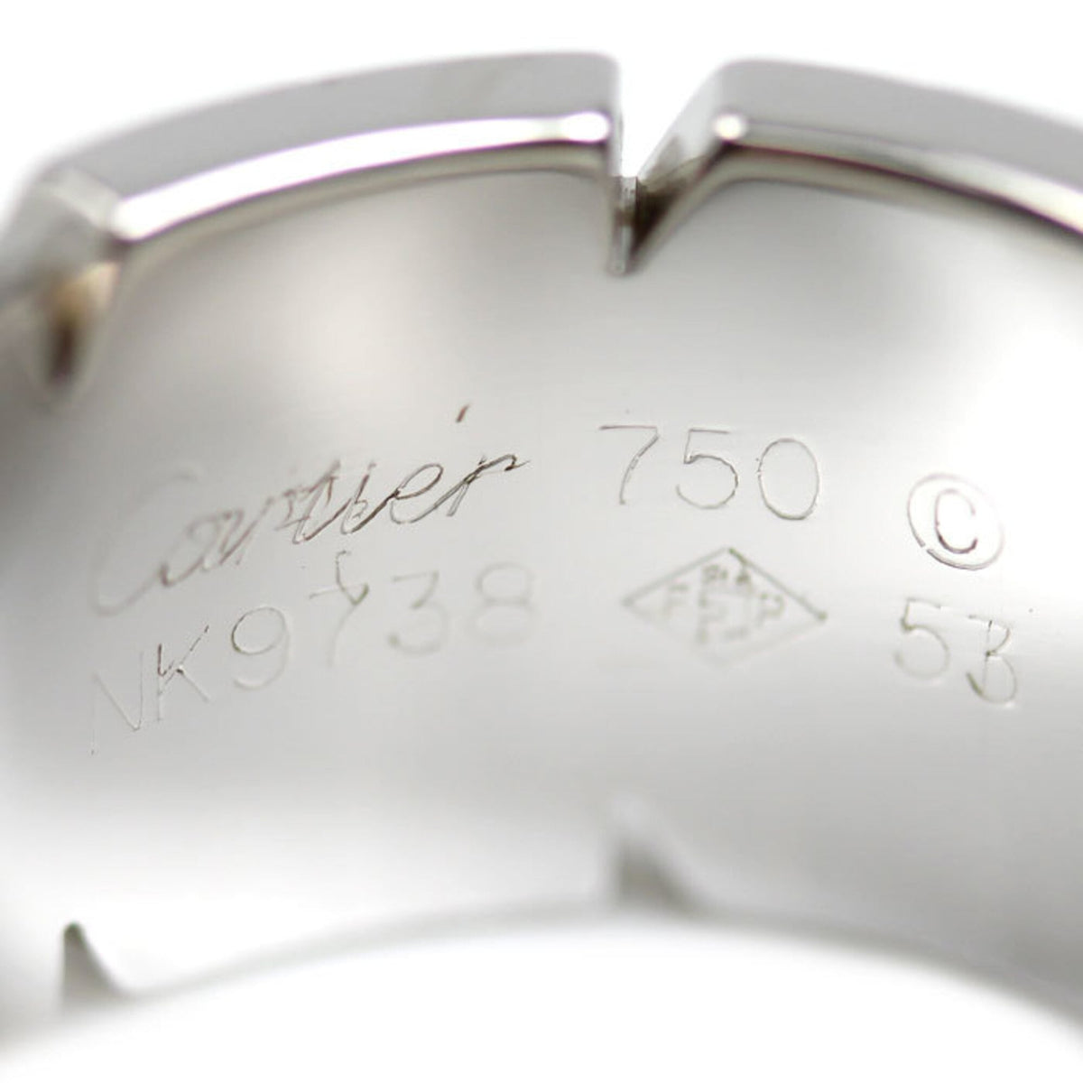 Cartier White Gold (18K) Band Ring (Pre-Owned)