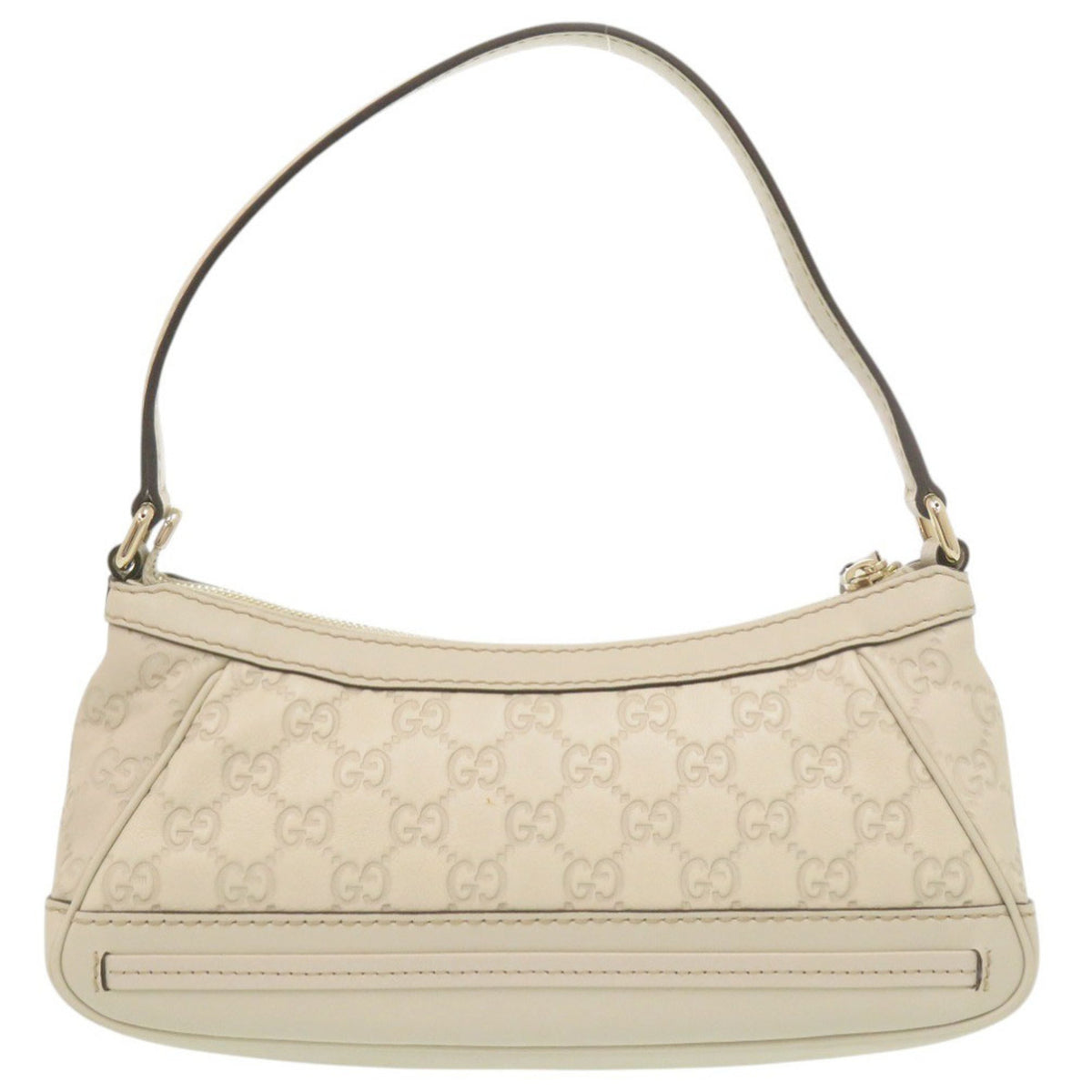 Gucci White Leather Shoulder Bag (Pre-Owned)