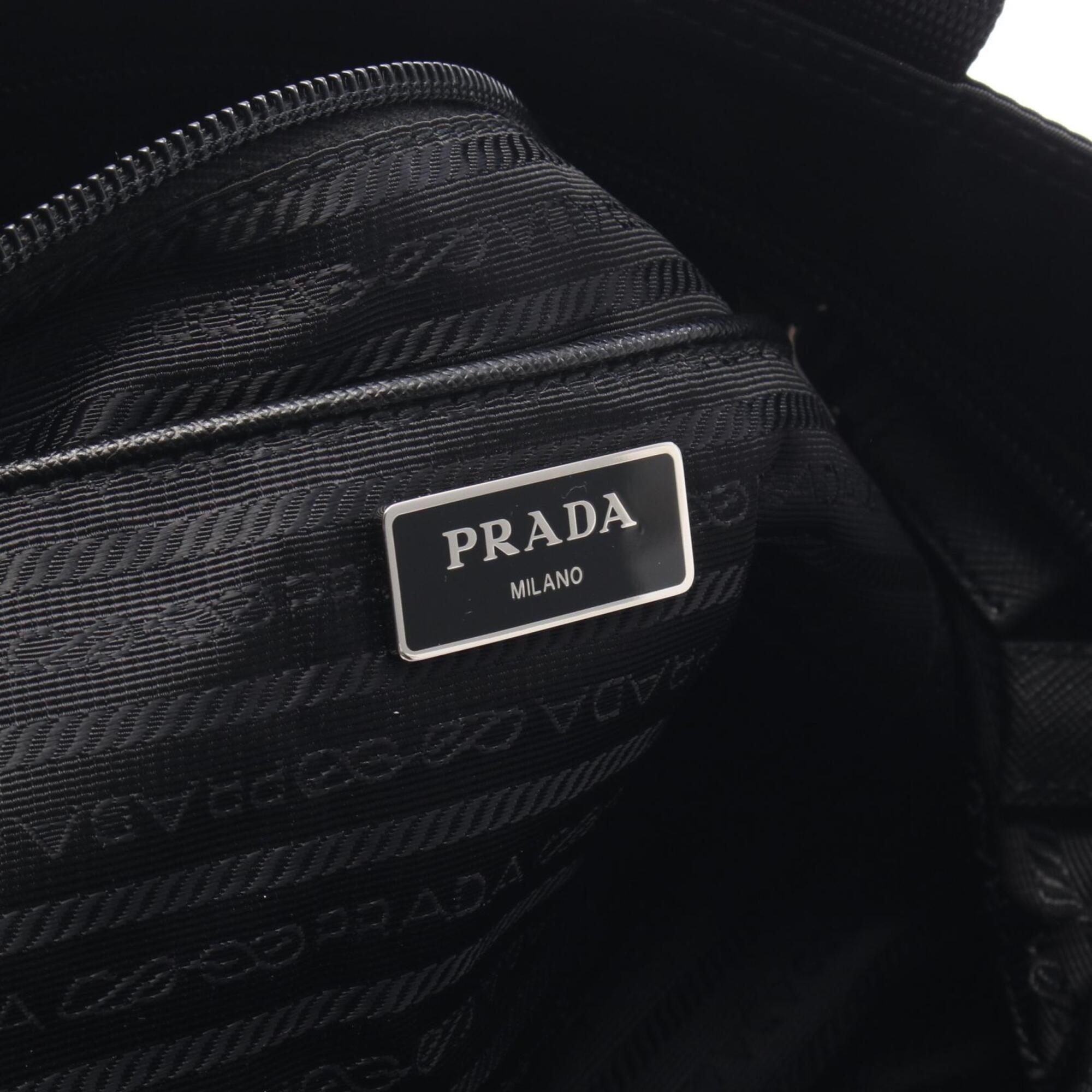 Prada Black Nylon Handbag (Pre-Owned)