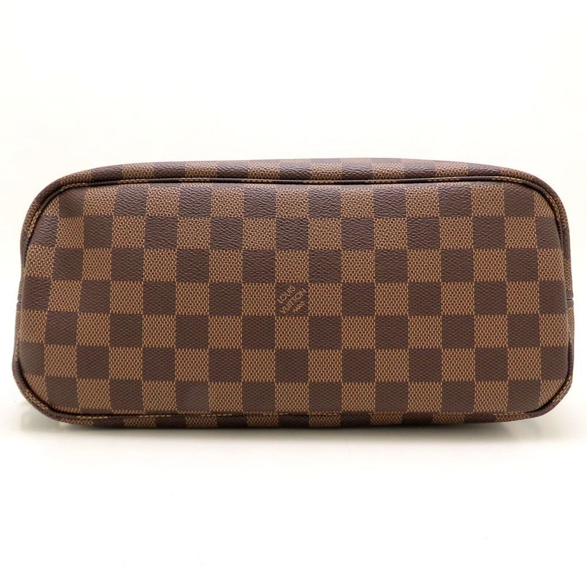 Louis Vuitton Ebene Damier Canvas Pouch Tote Bag (Pre-Owned)