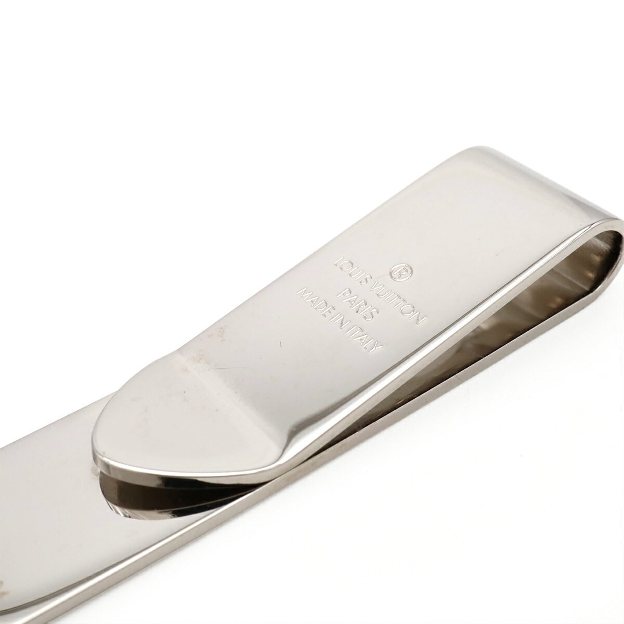 Louis Vuitton Silver Metal Money Clip (Pre-Owned)