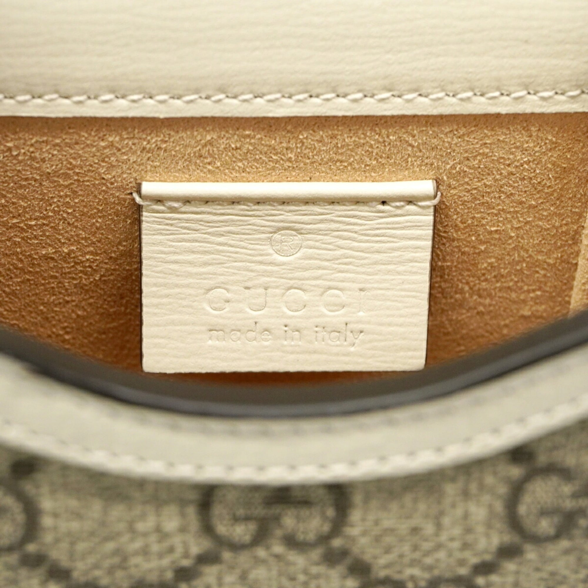 Gucci Brown White Pvc Shoulder Bag (Pre-Owned)