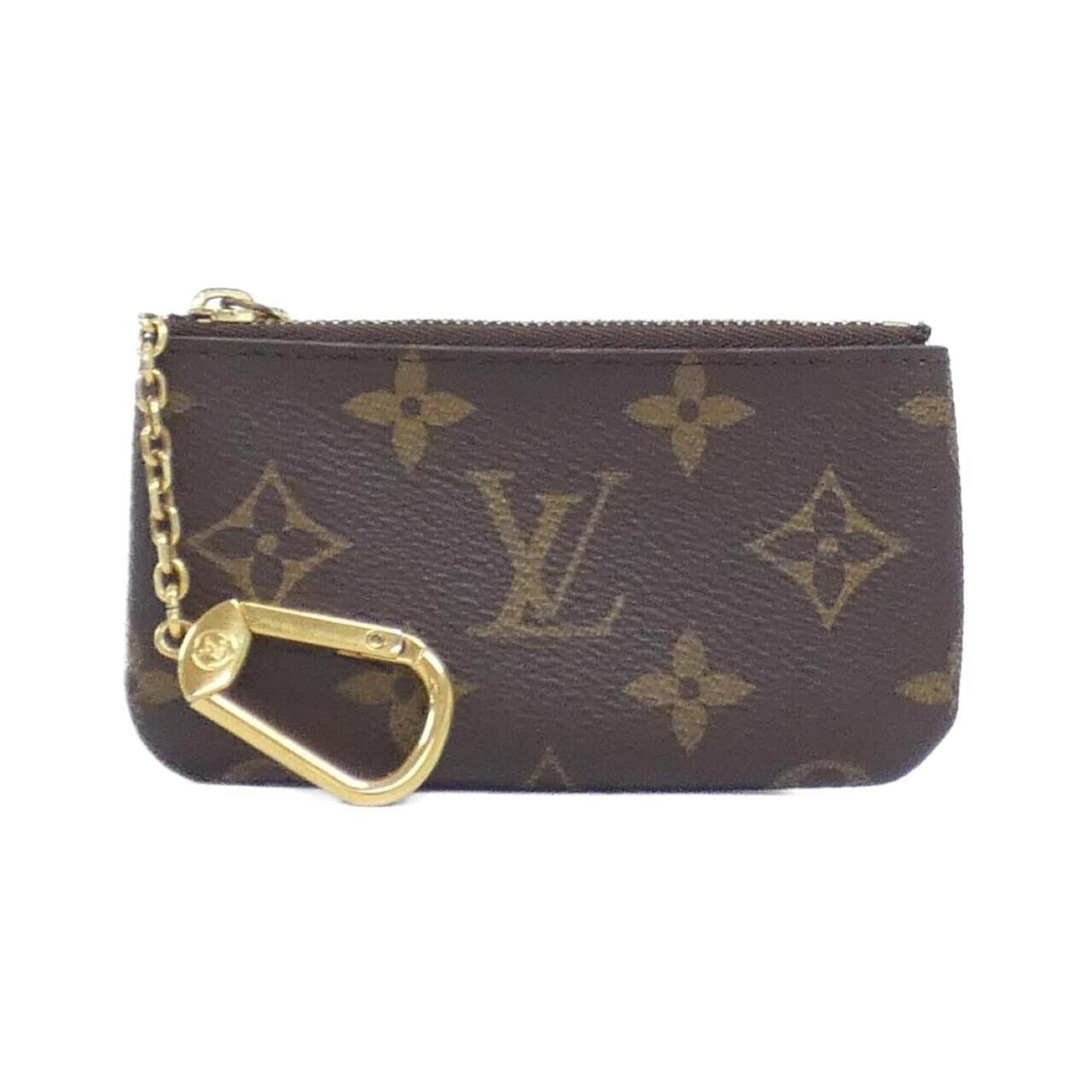 Louis Vuitton Marron Coated Canvas Coin Purse/Coin Case (Pre-Owned)