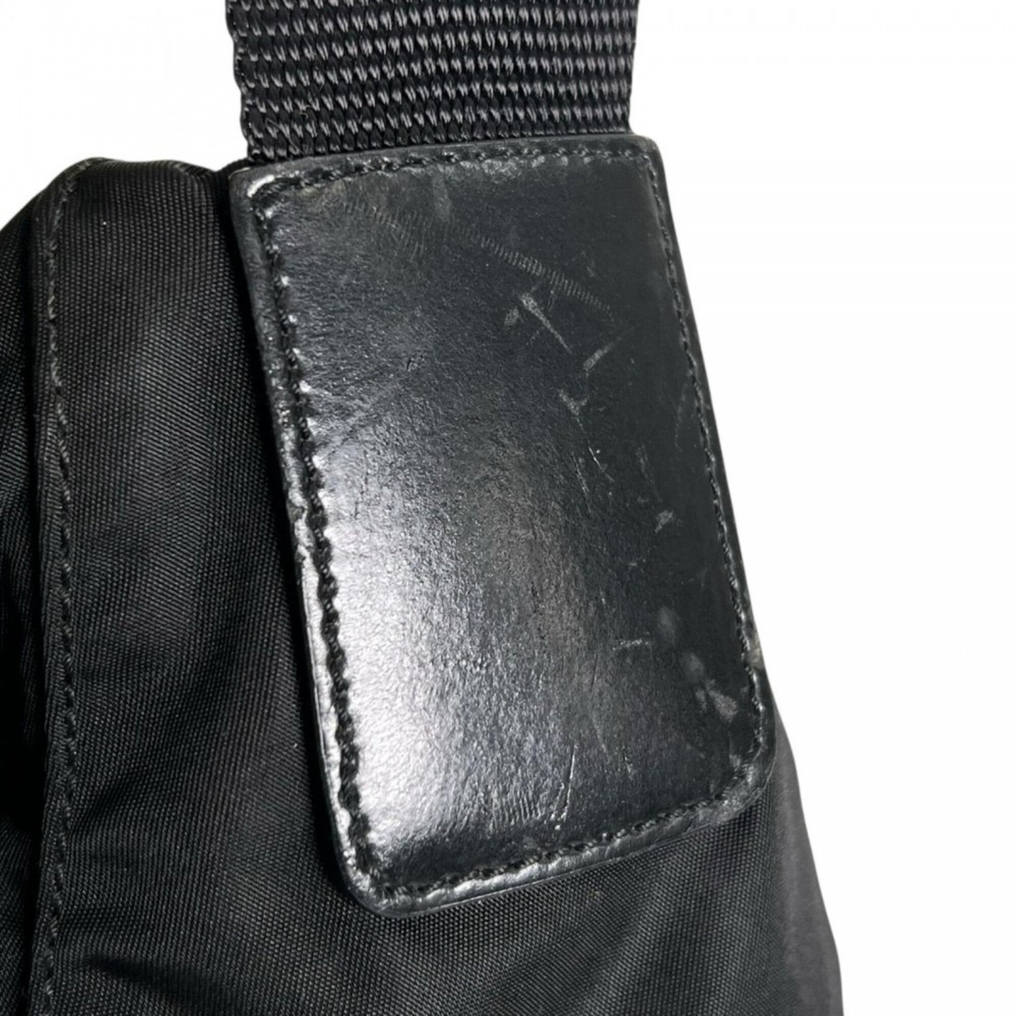 Prada Black Nylon Shoulder Bag (Pre-Owned)