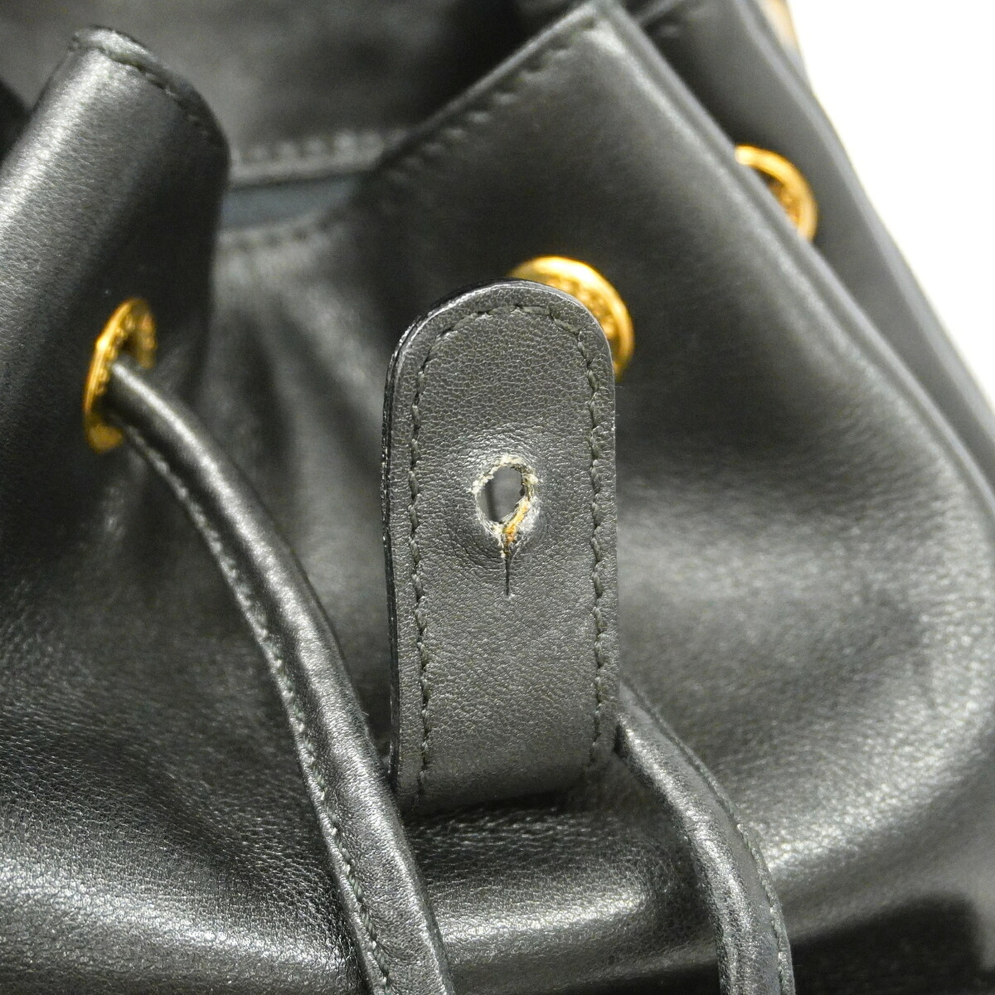 Gucci Black Leather Backpack (Pre-Owned)