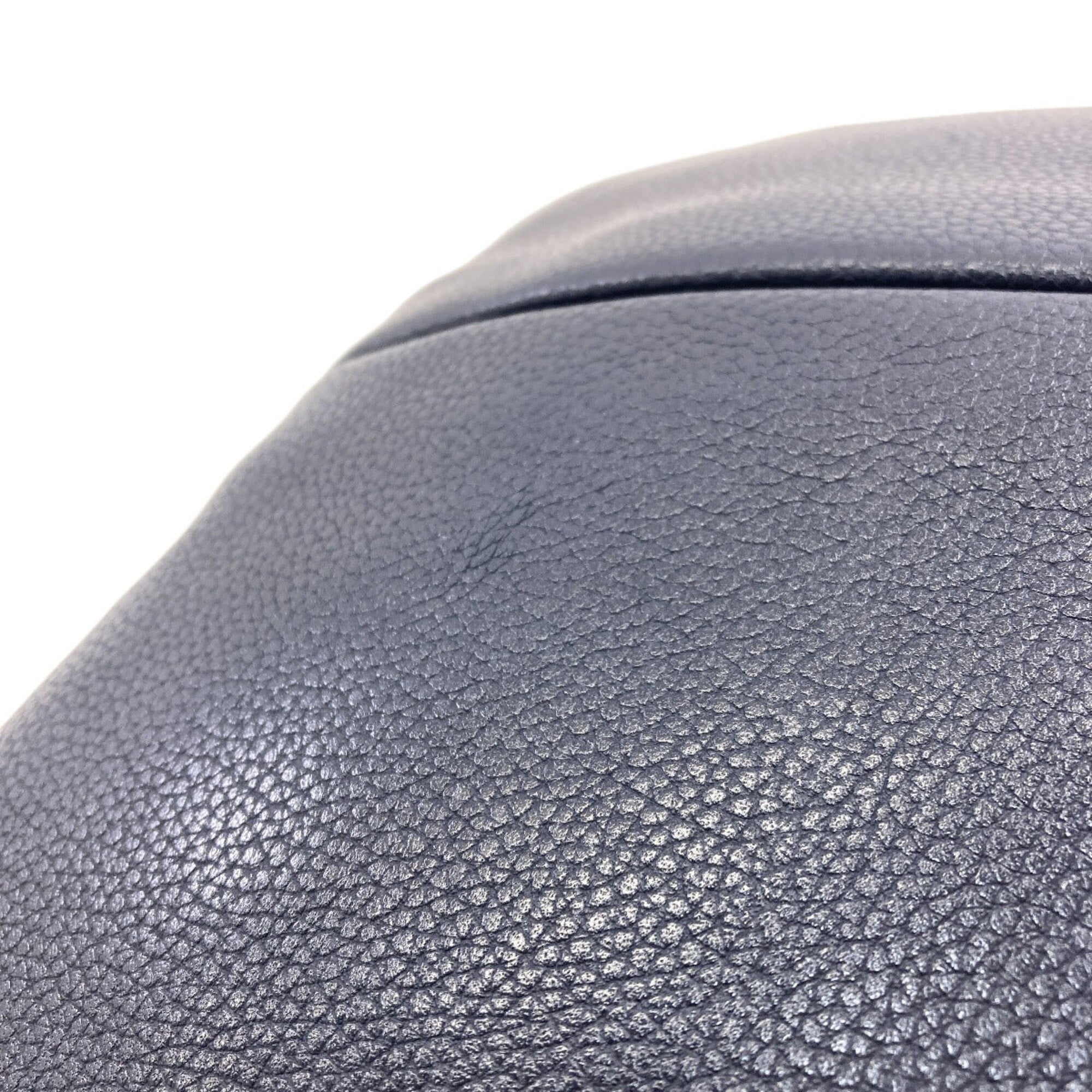 Longchamp Navy Leather Shoulder Bag (Pre-Owned)