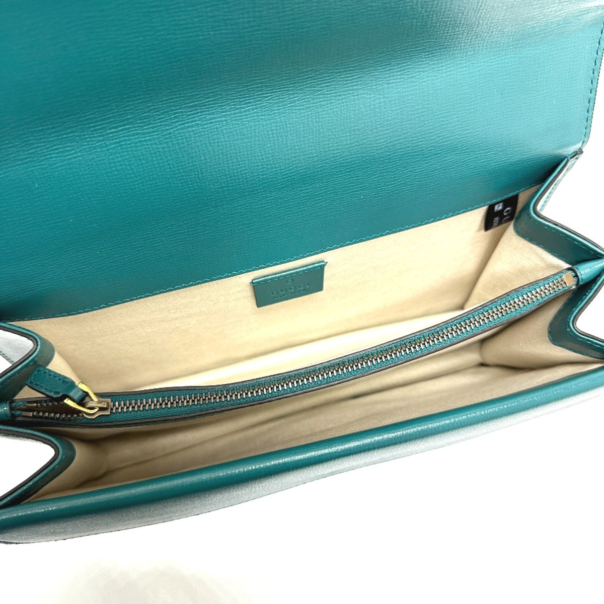 Gucci Blue Leather Shoulder Bag (Pre-Owned)