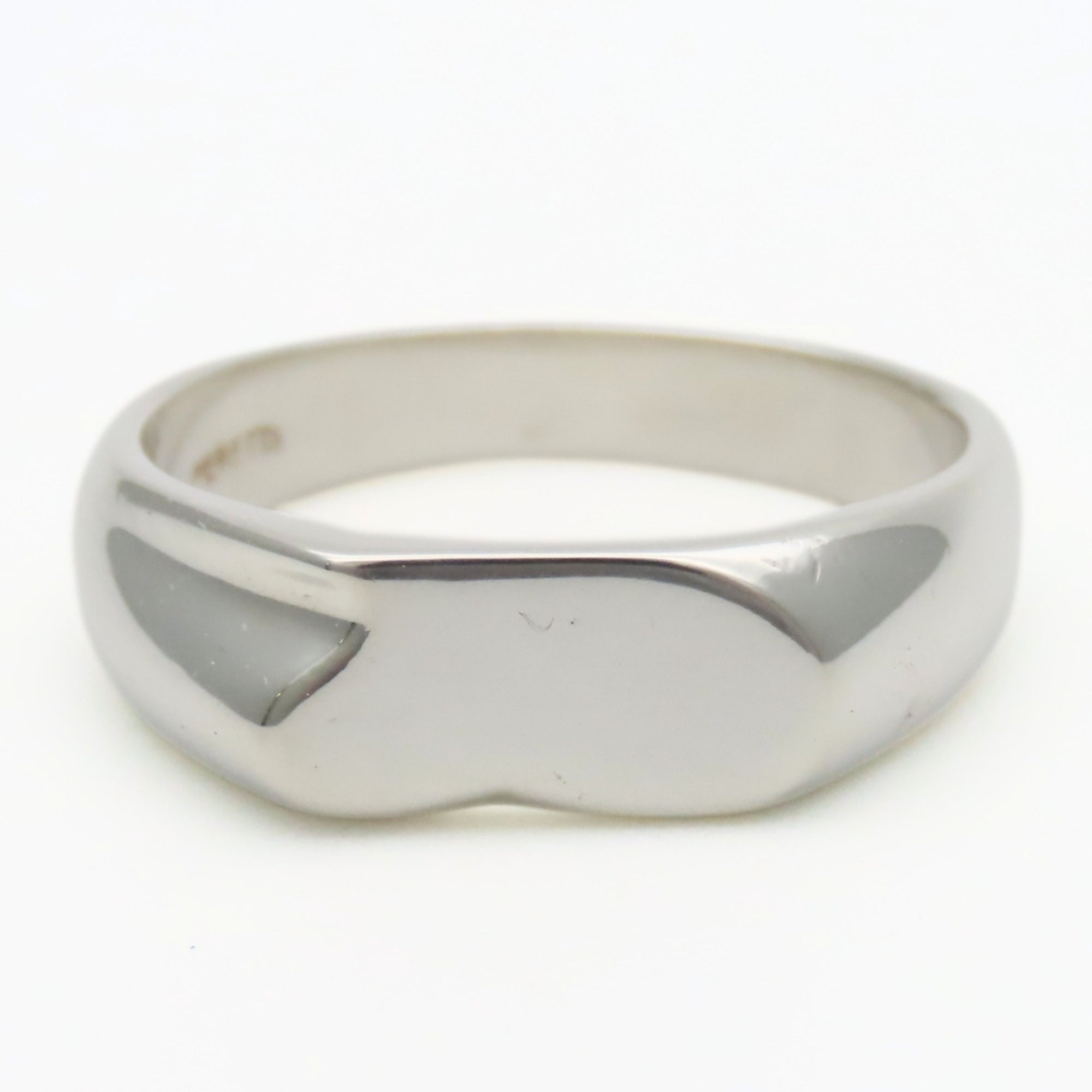 Tiffany Silver Sterling Silver Band Ring (Pre-Owned)