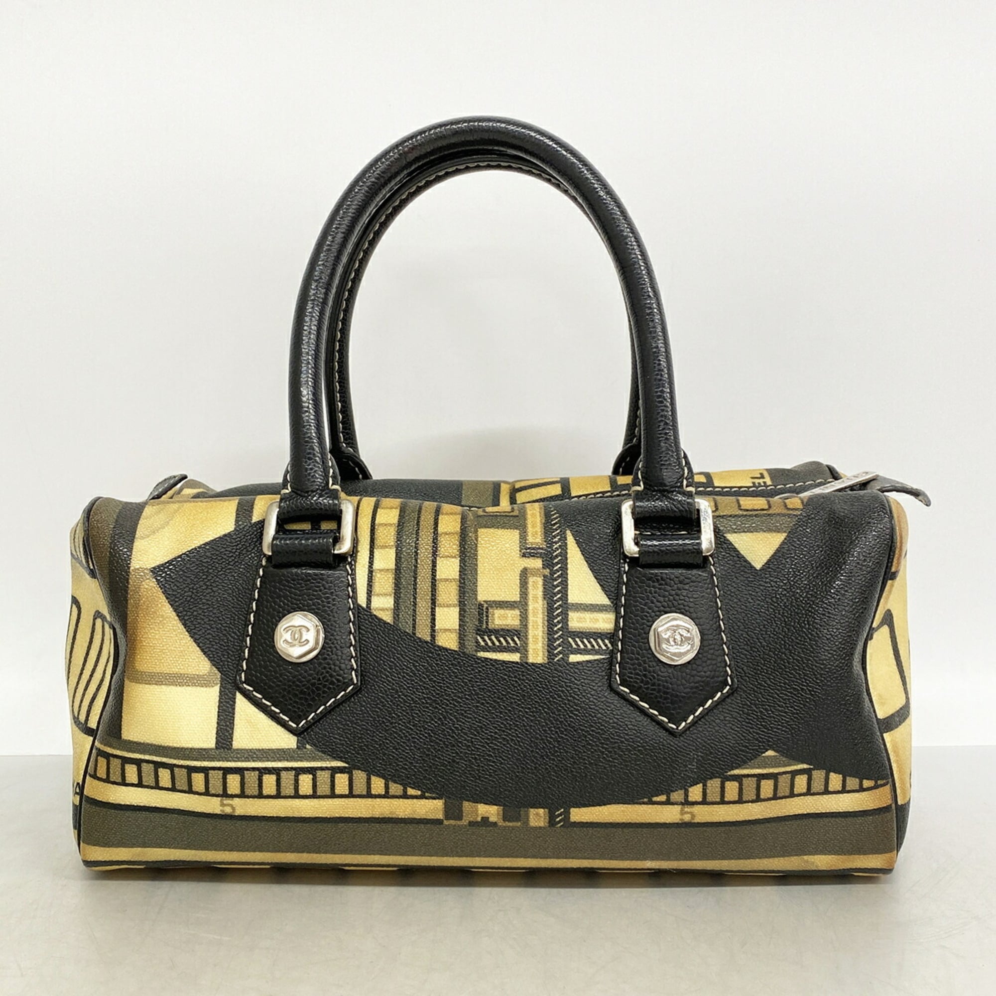 Chanel Beige Pvc Handbag (Pre-Owned)
