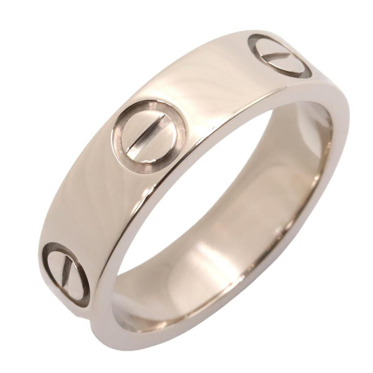 Cartier Silver White Gold (18K) Band Ring (Pre-Owned)