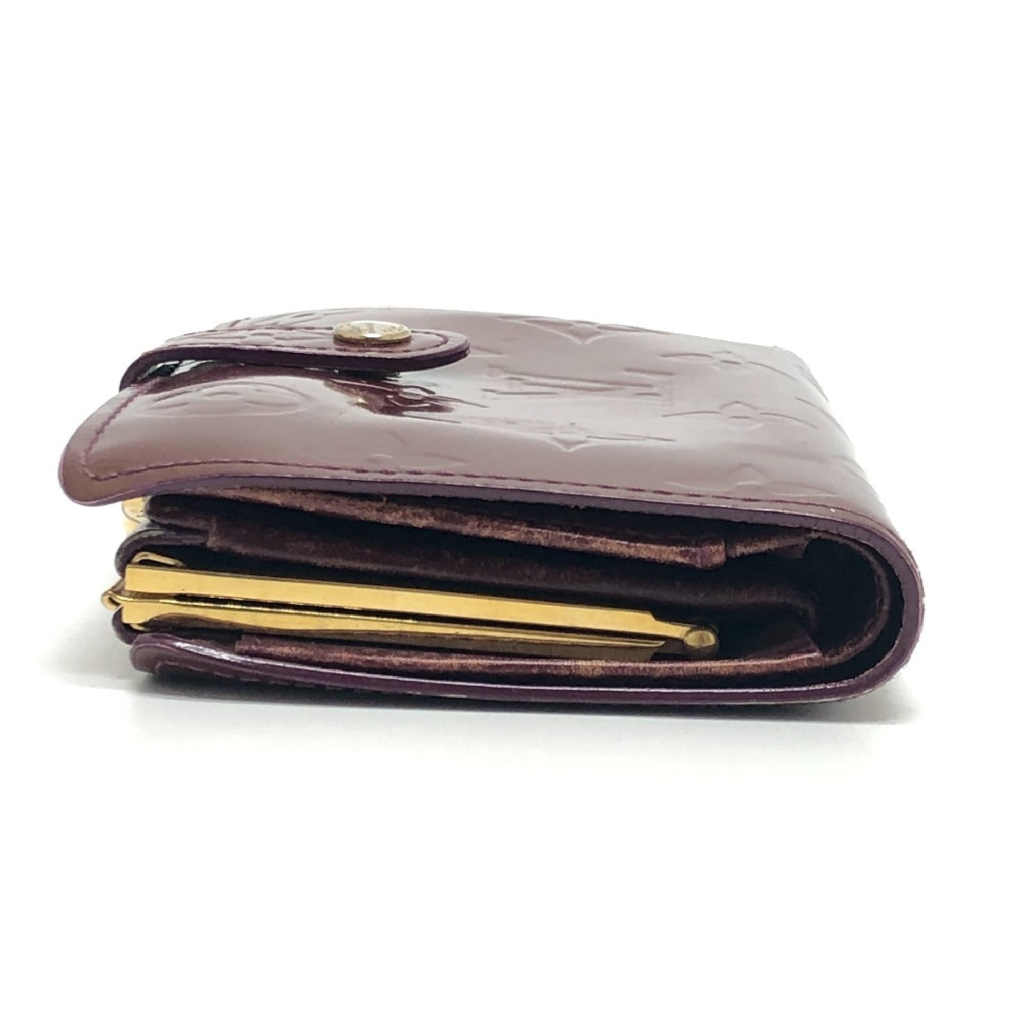 Louis Vuitton Rouge Fauviste Monogram Vernis Wallet (Bi-Fold) (Pre-Owned)