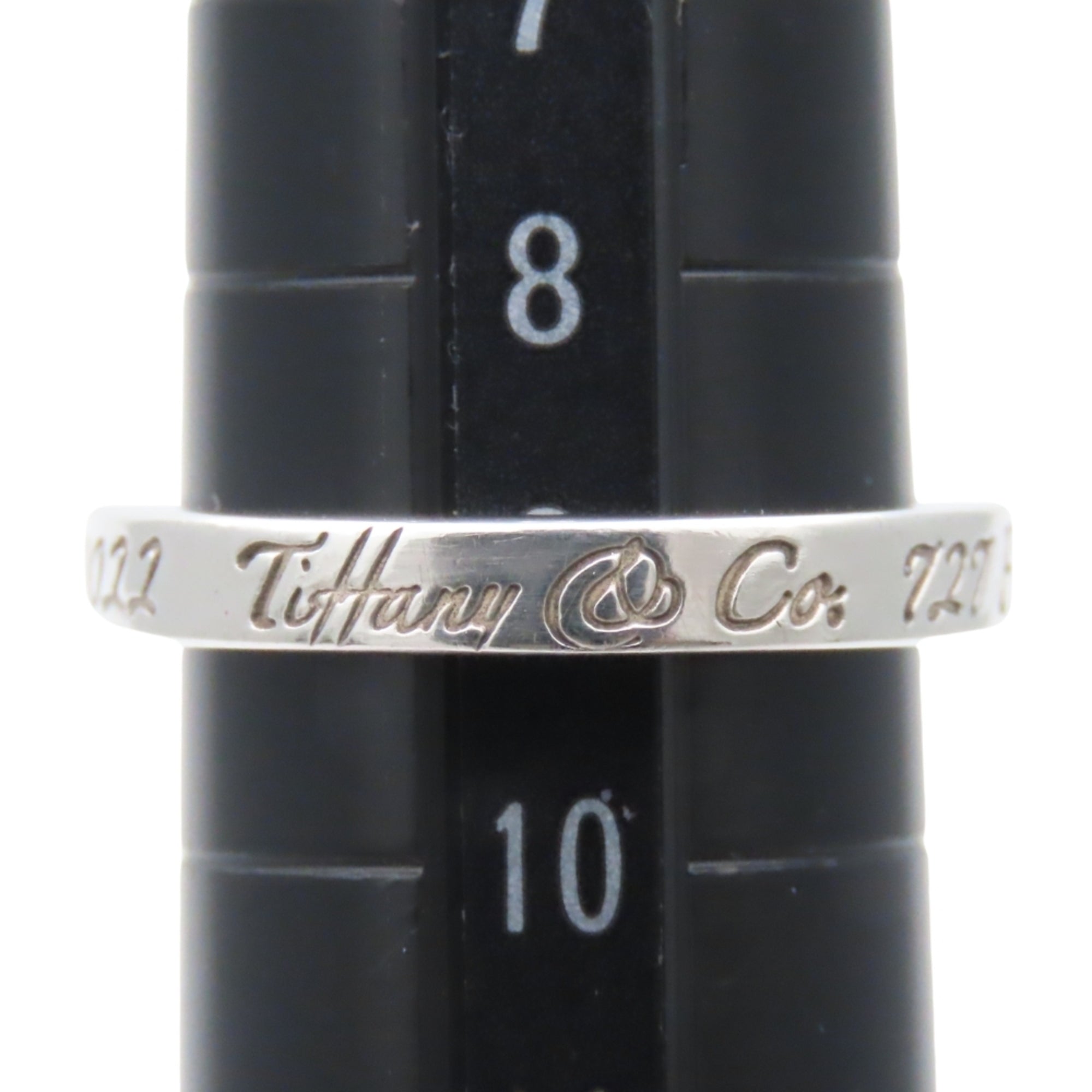 Tiffany Silver Silver 925 Band Ring (Pre-Owned)