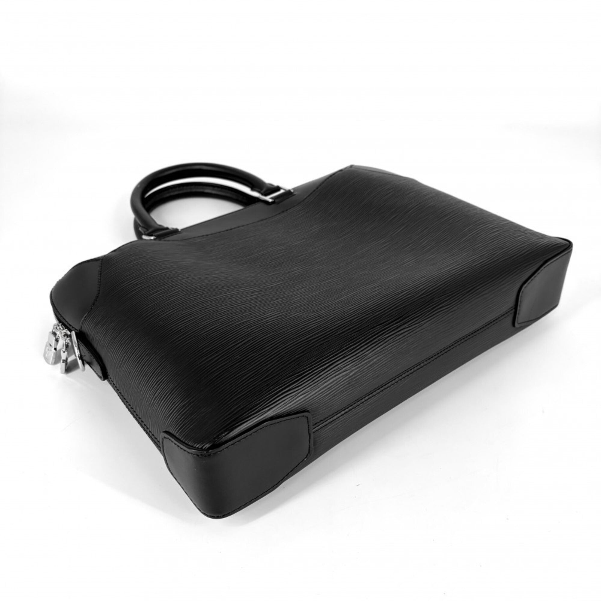 Louis Vuitton Black Epi Leather Briefcase Handbag Shoulder Bag (Pre-Owned)